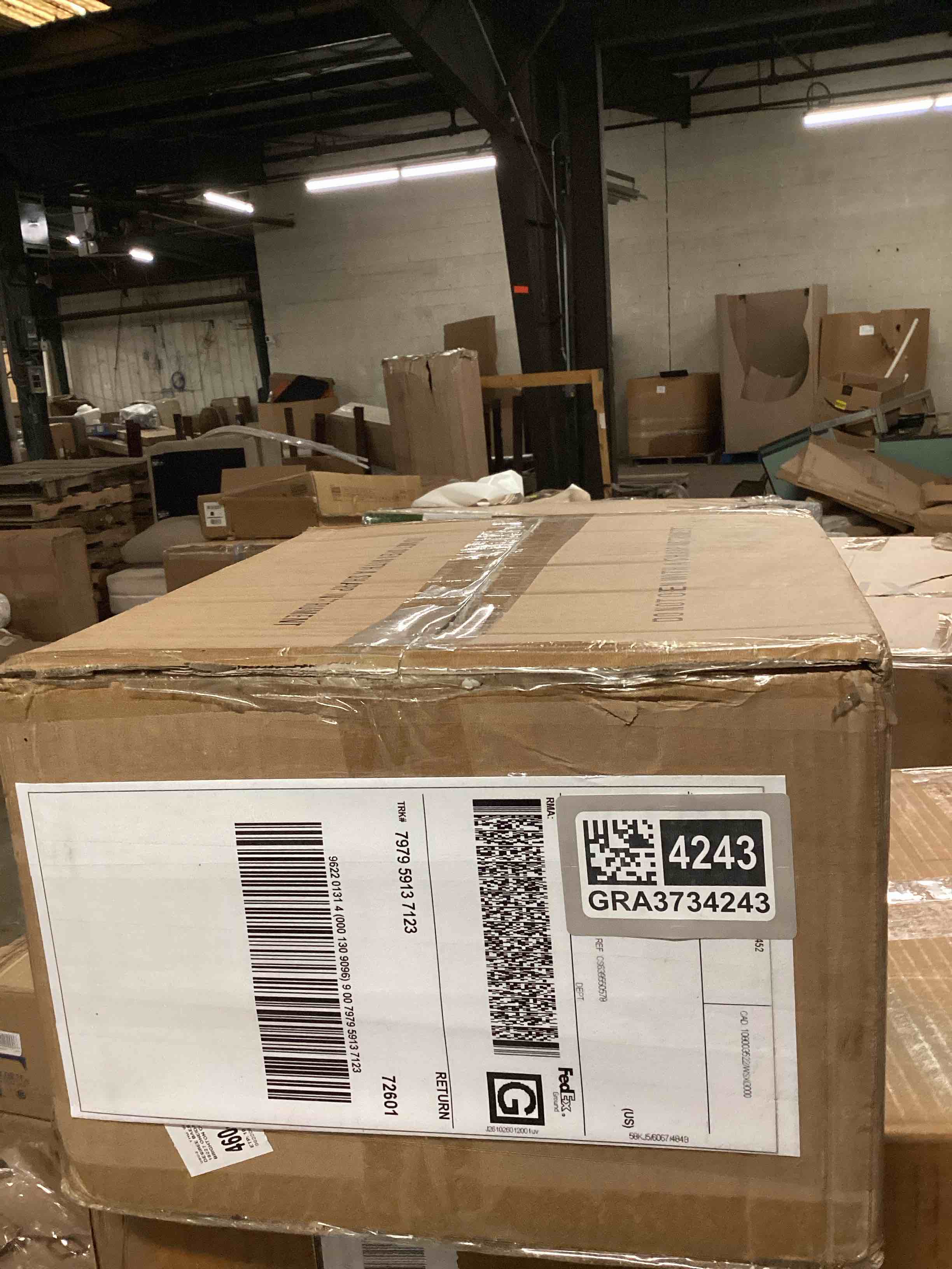 Condition photo showing As Is for (“Broke 1 Or more pieces Broken”) Ansen Mirrored Ceramic Decorative Vases 3-piece set