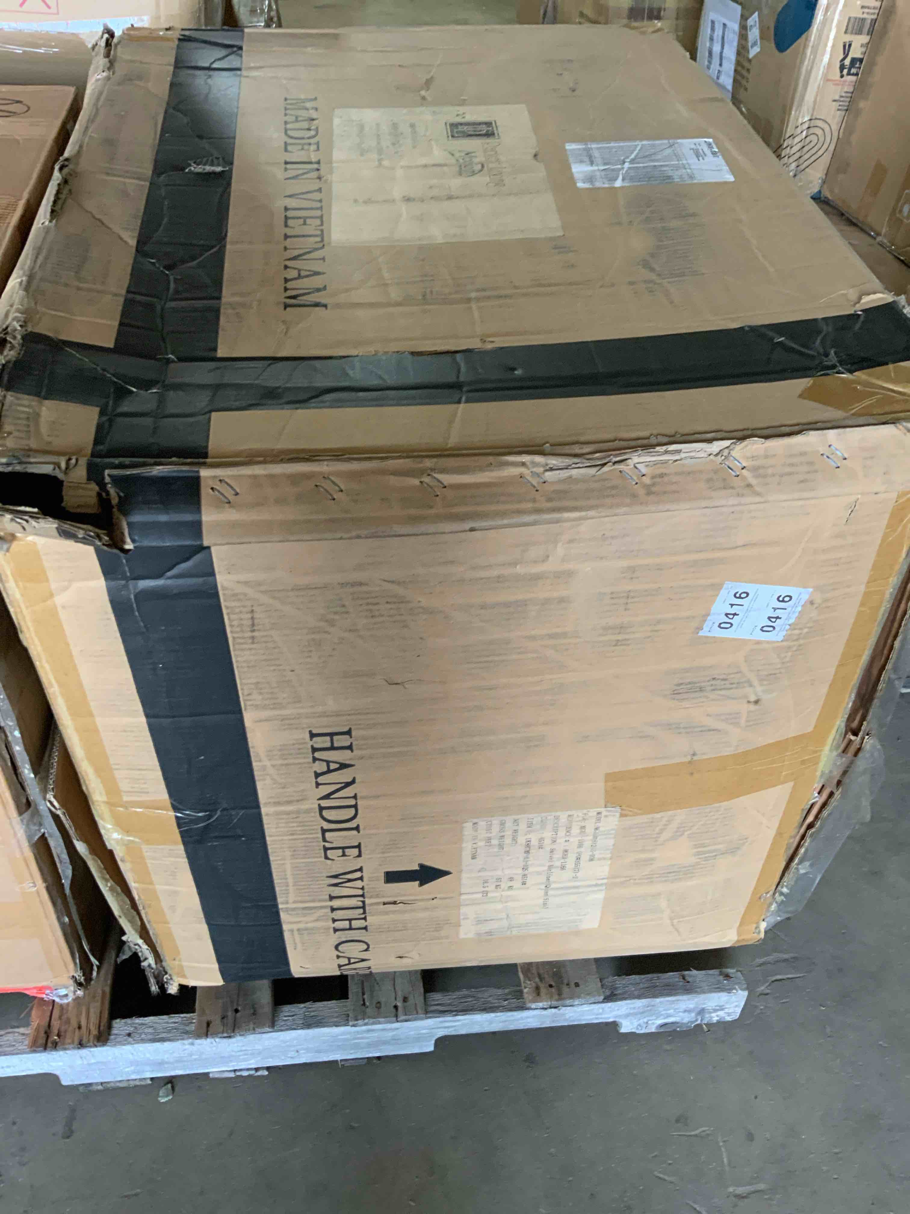 Condition photo showing Good Condition for 30" Top Grain Leather Manual Swivel Glider Recliner with Flared Arms