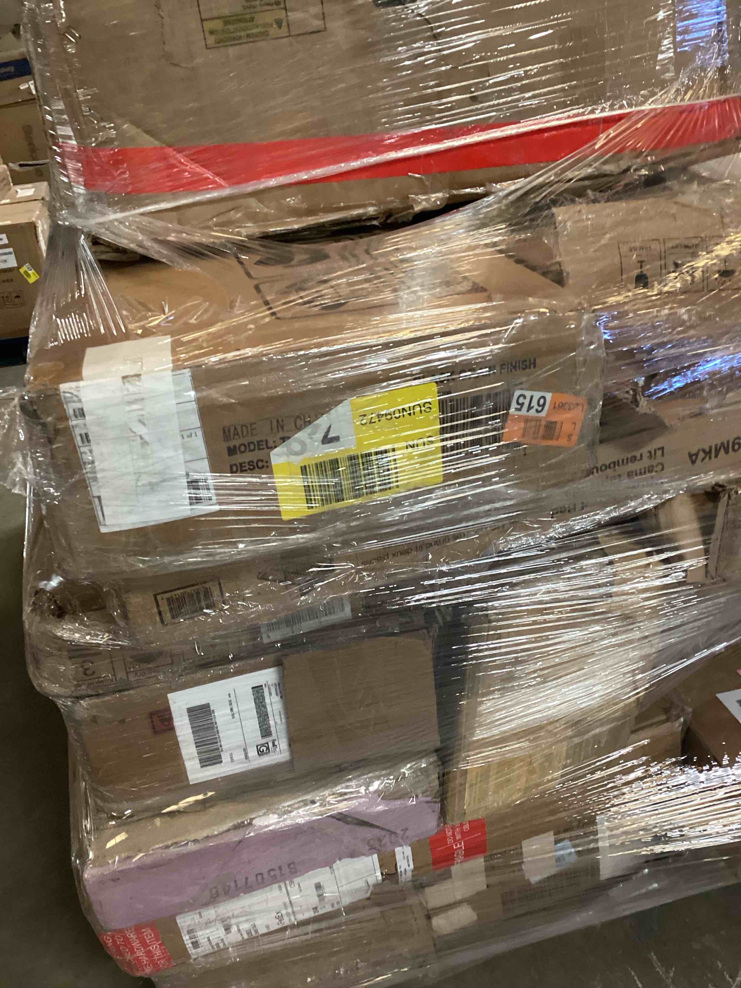 Condition photo showing Good Condition for Miscellaneous Furniture Pallet (“MUST TAKE WHOLE PALLET”)