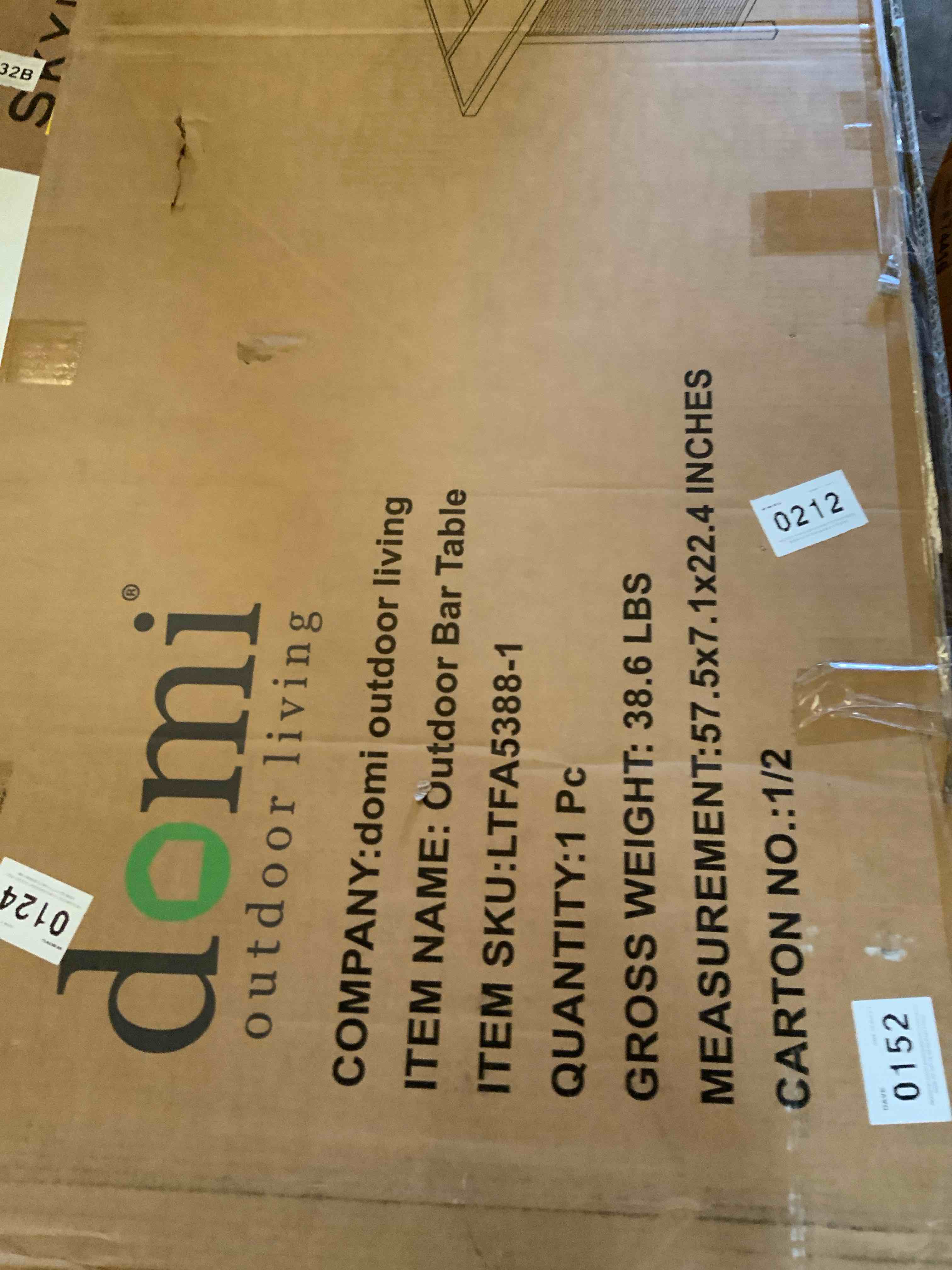 Condition photo showing Good Condition for outdoor bar table