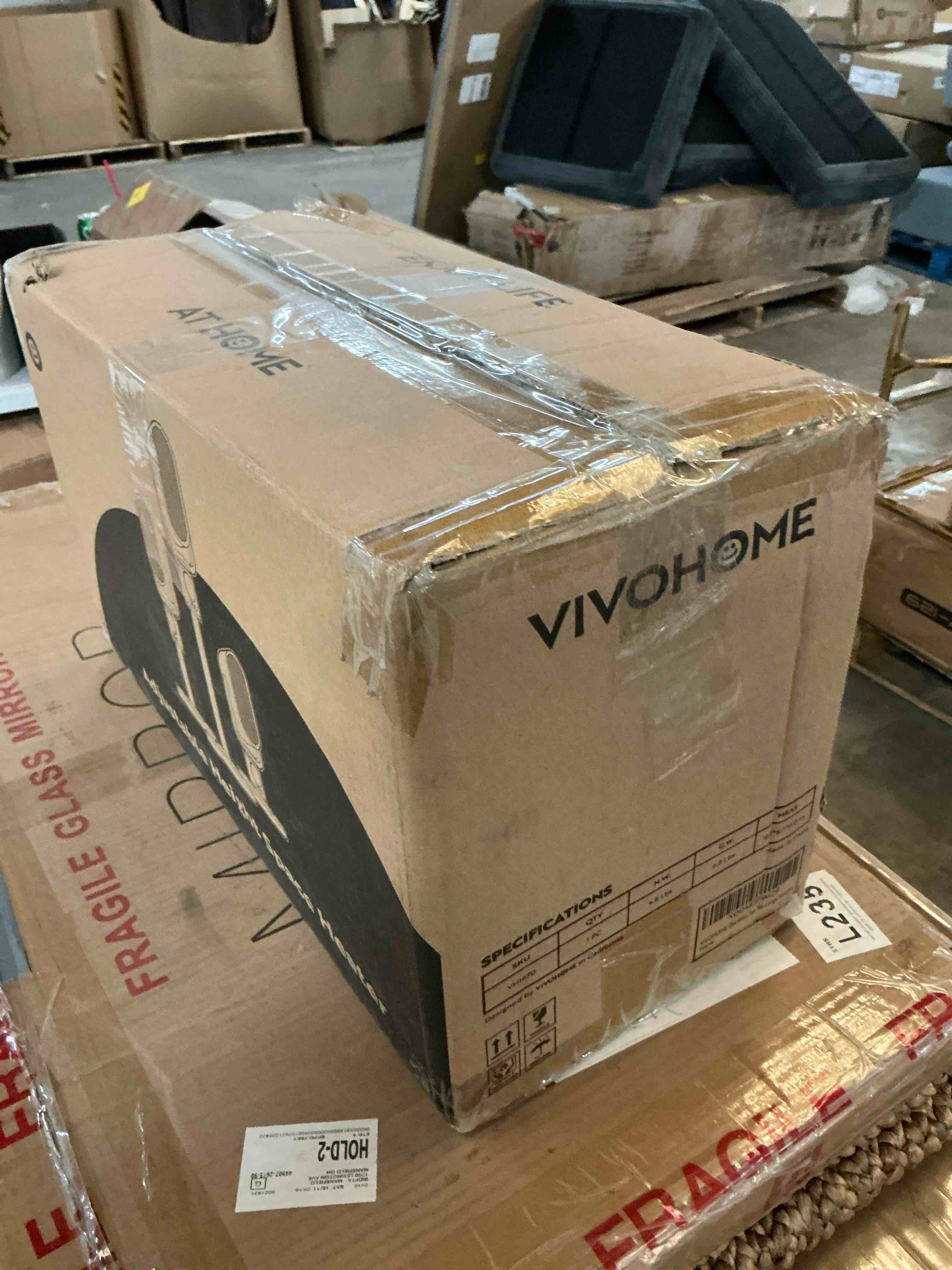 Condition photo showing Good Condition for VIVOHOME Electric Space Heater for Indoor Use, Height Adjustable Portable Space Heater, 3D Oscillating Fast Heating Ceramic Heater with Remote, Timer