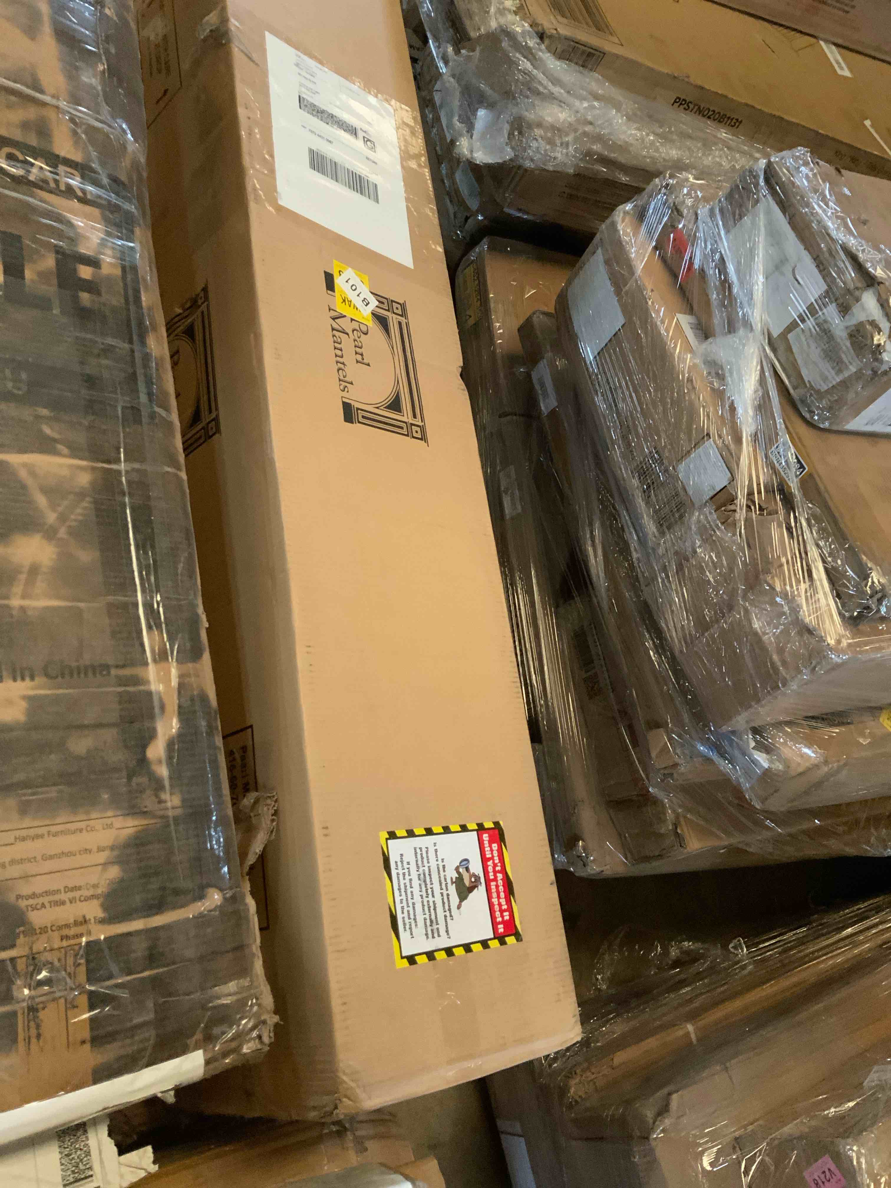 Condition photo showing Good Condition for The Devonshire Fireplace Mantel Shelf