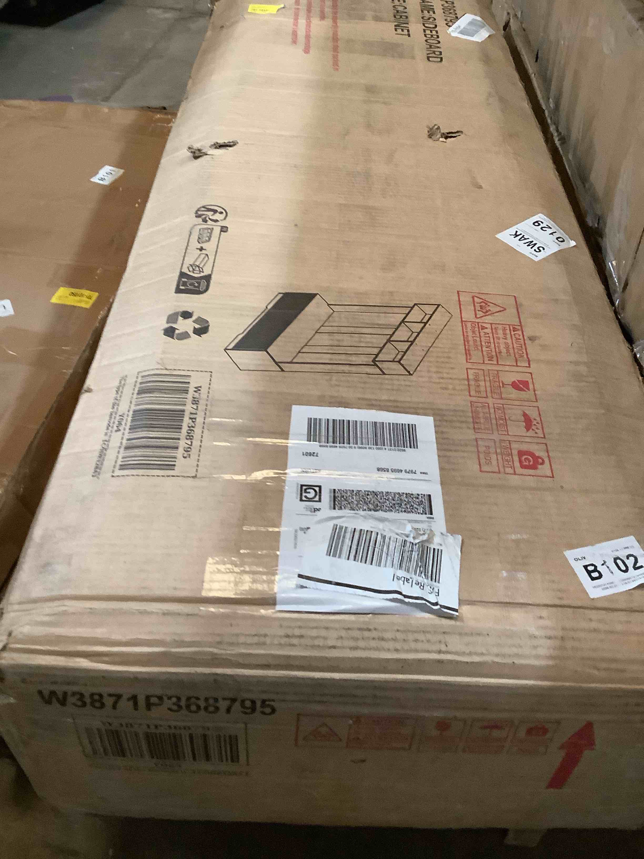 Condition photo showing Good Condition for (“Product may vary slightly from stock image”) White Hall Tree With Coat Rack, Storage Bench Cabinets, Entryway Organizer With Shoe Storage And Anti-Tilt Device For Hallway, Mudroom \u0026 Foyer