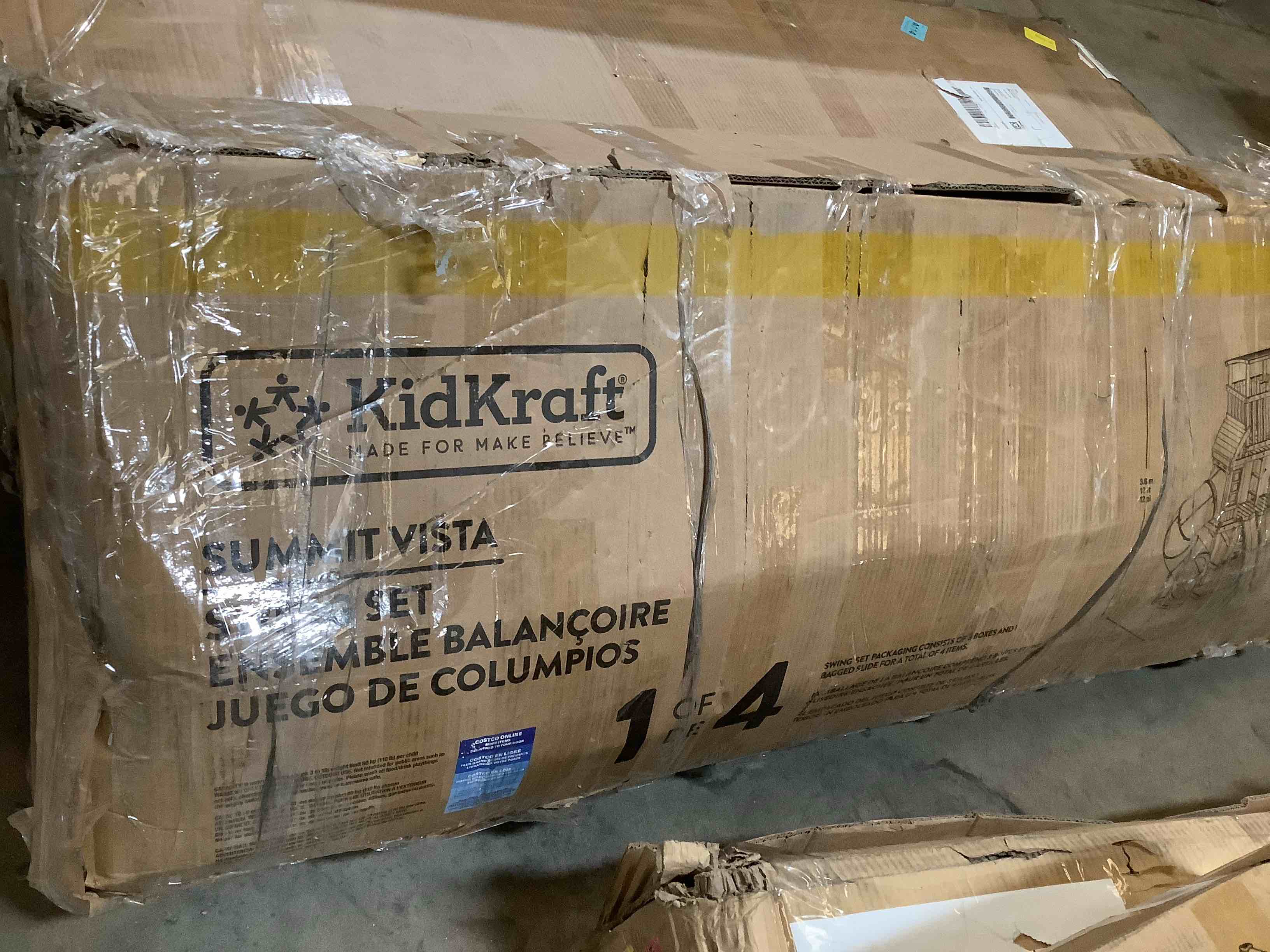 Condition photo showing Good Condition for (“INCOMPLETE Box 1/4 ONLY “) KidKraft Summit Vista Ensemble 