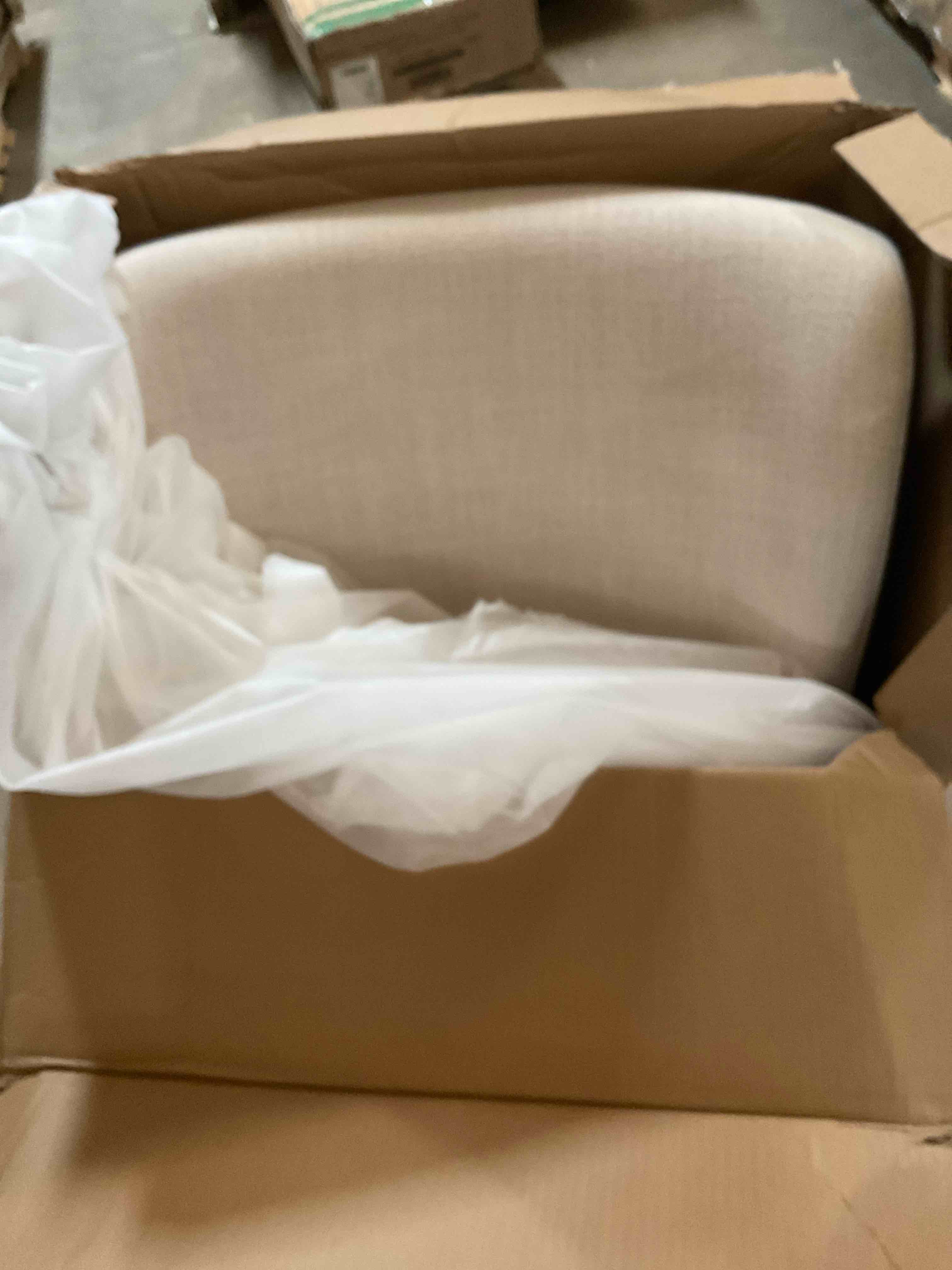 Rolling, living chair, beige