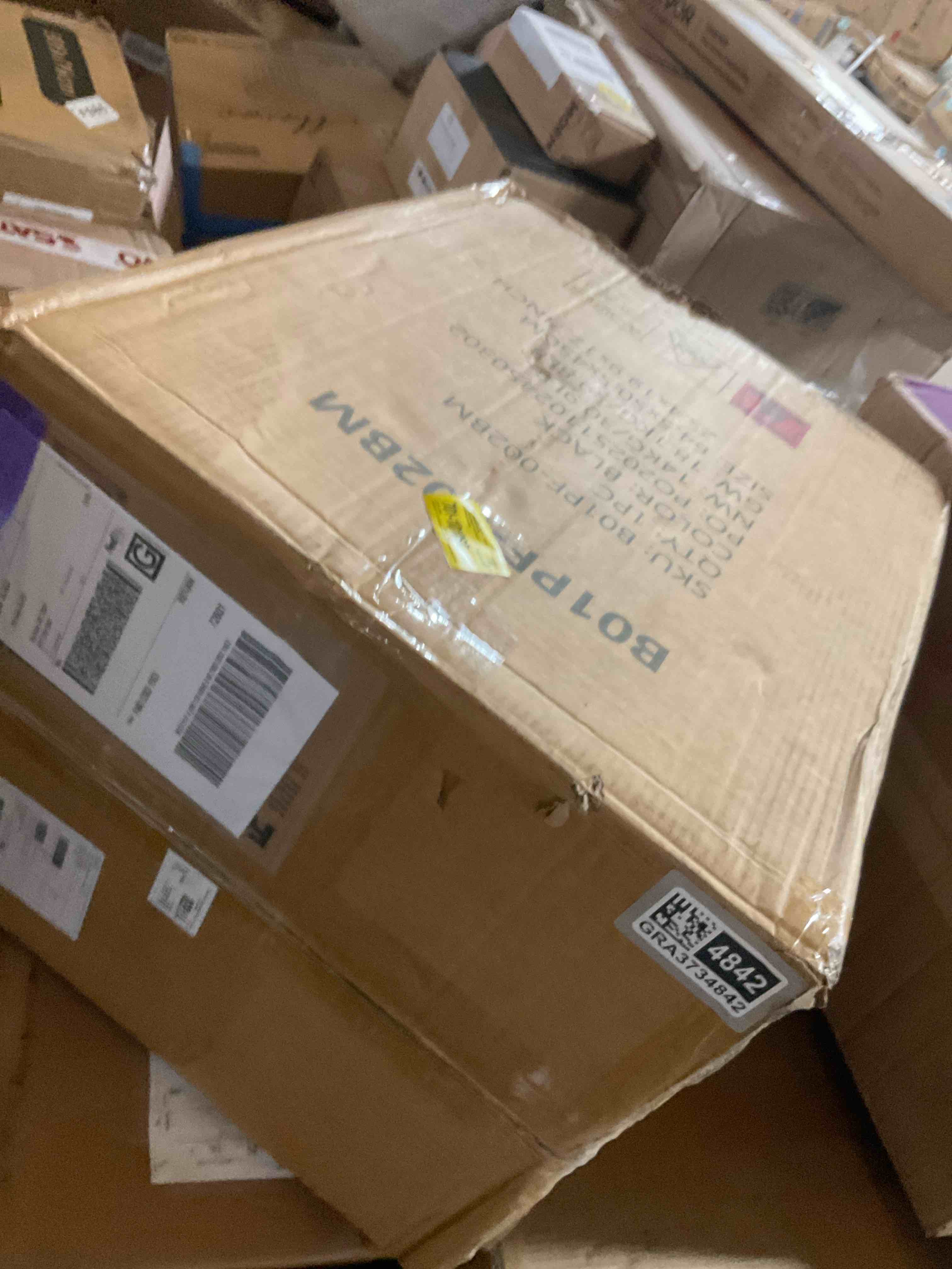 Condition photo showing As Is for 14.6"w fully assembled 3-drawer metal file cabinet with lock,legal/letter compatible-wheel requires assembly