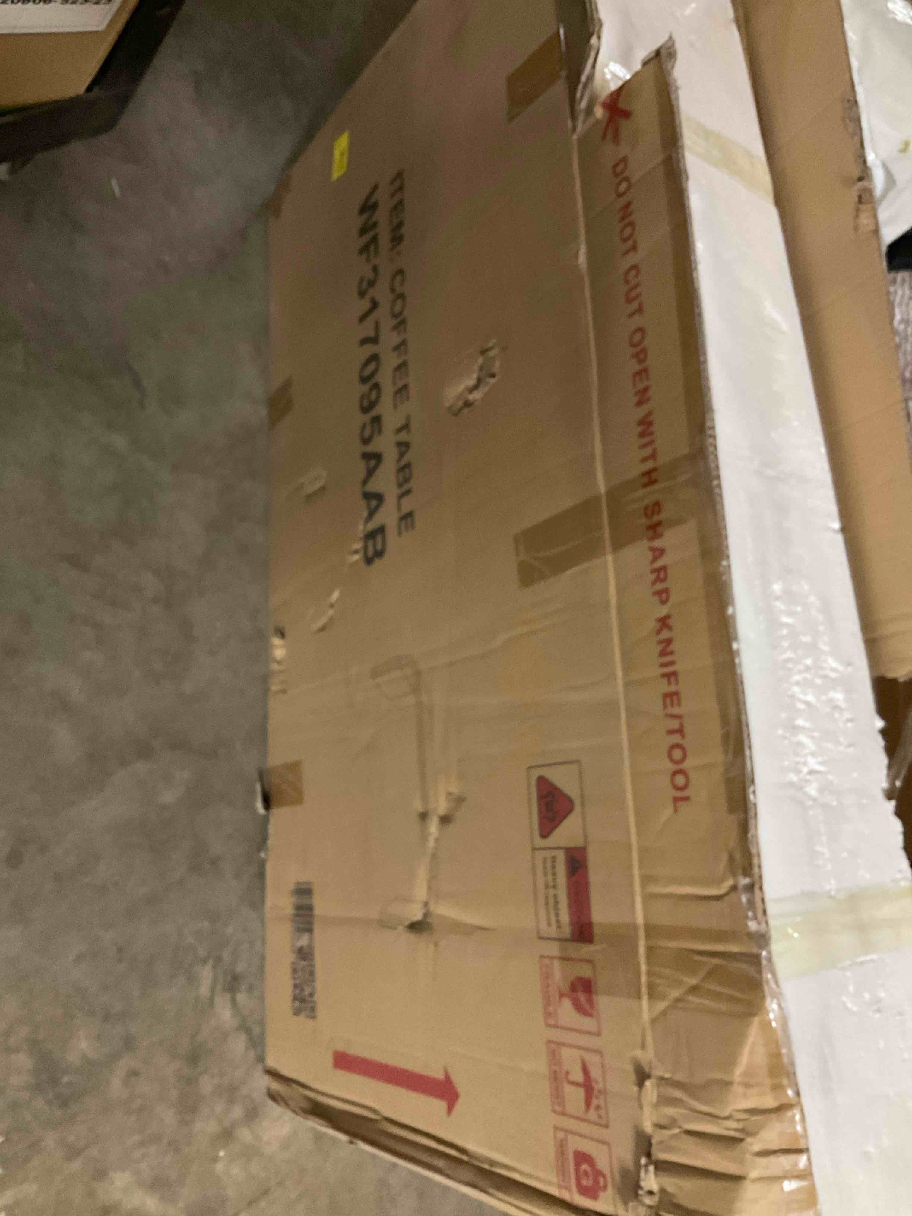 Condition photo showing Good Condition for black coffee table waterfall