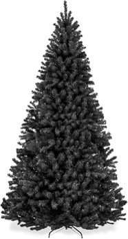 best choice products black Christmas tree