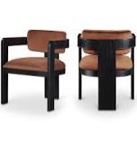 Condition photo showing Good Condition for (one chair only)frink upholstered dining arm chair