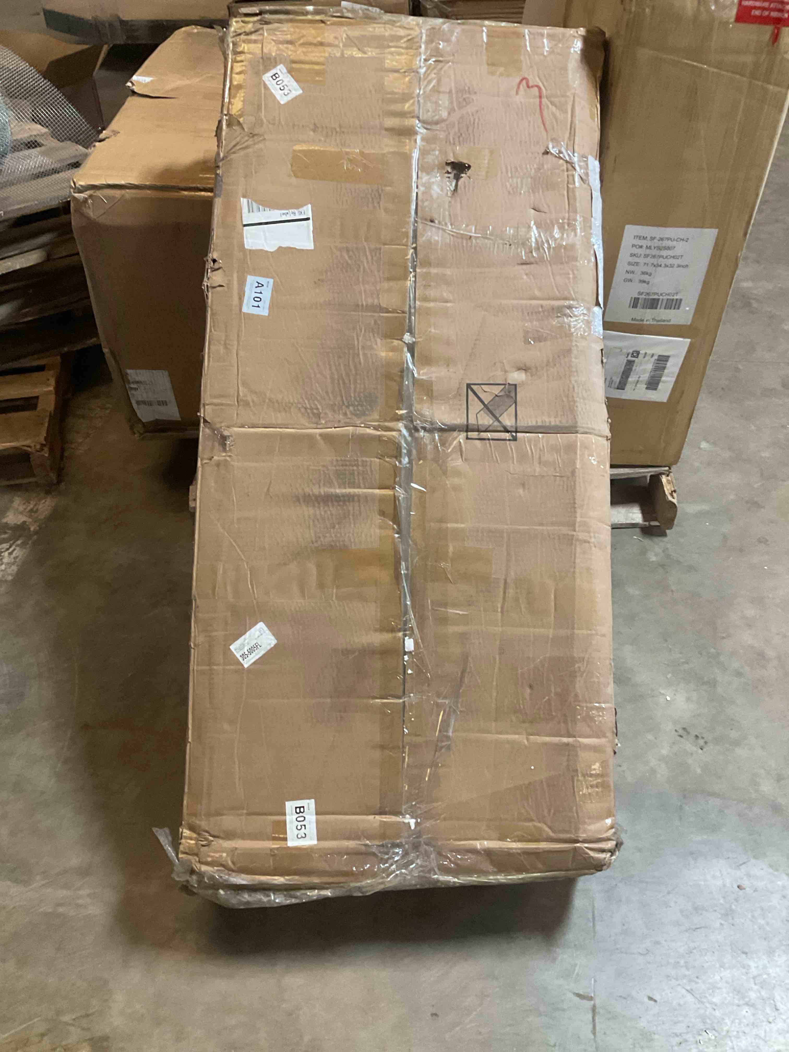 Condition photo showing Good Condition for ravleen 66'' w l-shaped computer desk with cube shelves and cabinet