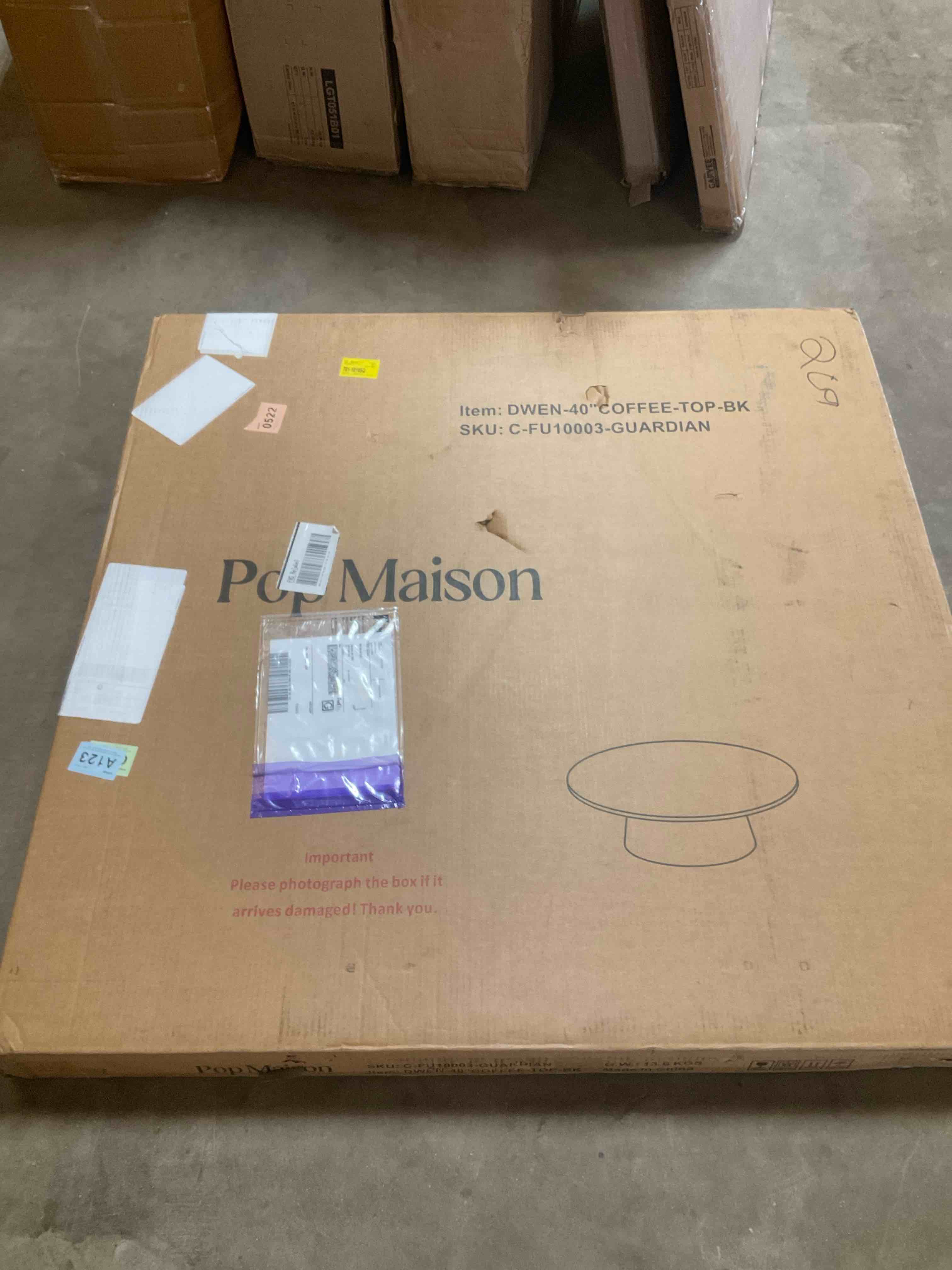 Condition photo showing Good Condition for chanielle 40” coffee table top