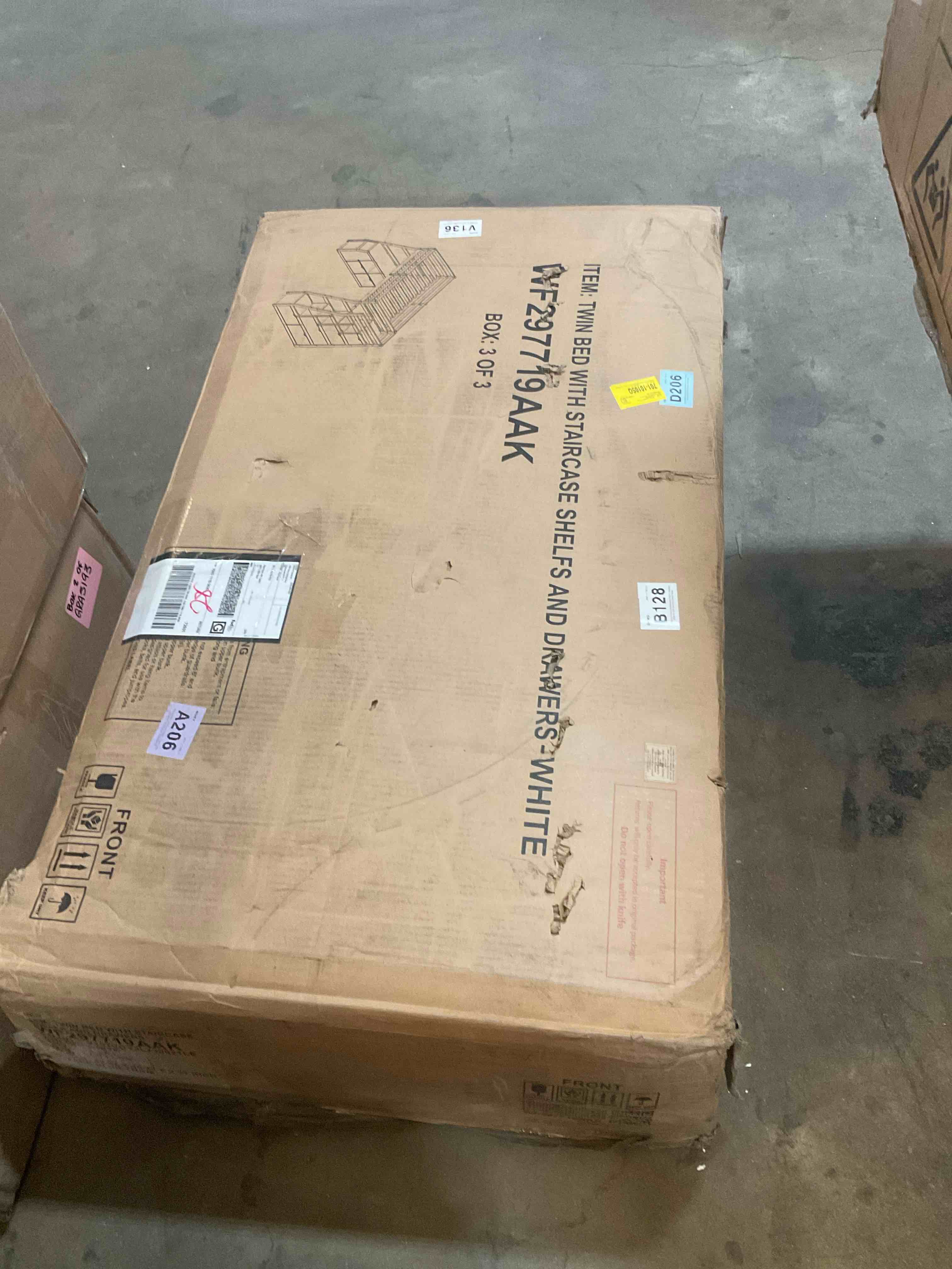 Condition photo showing Good Condition for heiki storage loft bed with desk and stairs