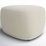 adna 26.5'' triangular upholstered ottoman