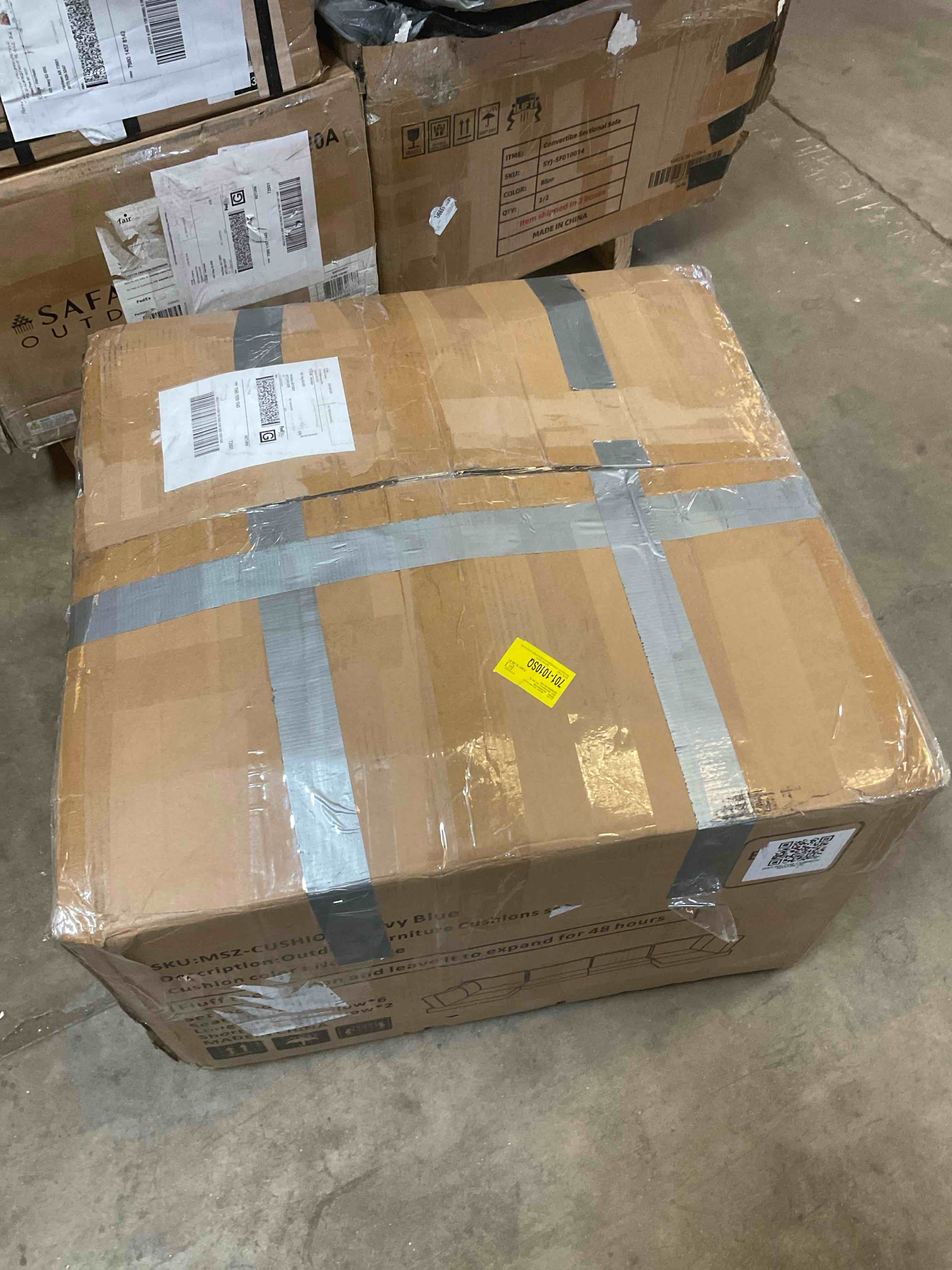 Condition photo showing Good Condition for 14-piece outdoor 5" replacement cushion set seat/back cushion?26'' w x 26'' d?only cushions