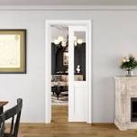 interior pocket doors half clear glass panel bathroom door 1-lite sliding pocket doors solid manufactured wood primed solid core sliding doors with hardware