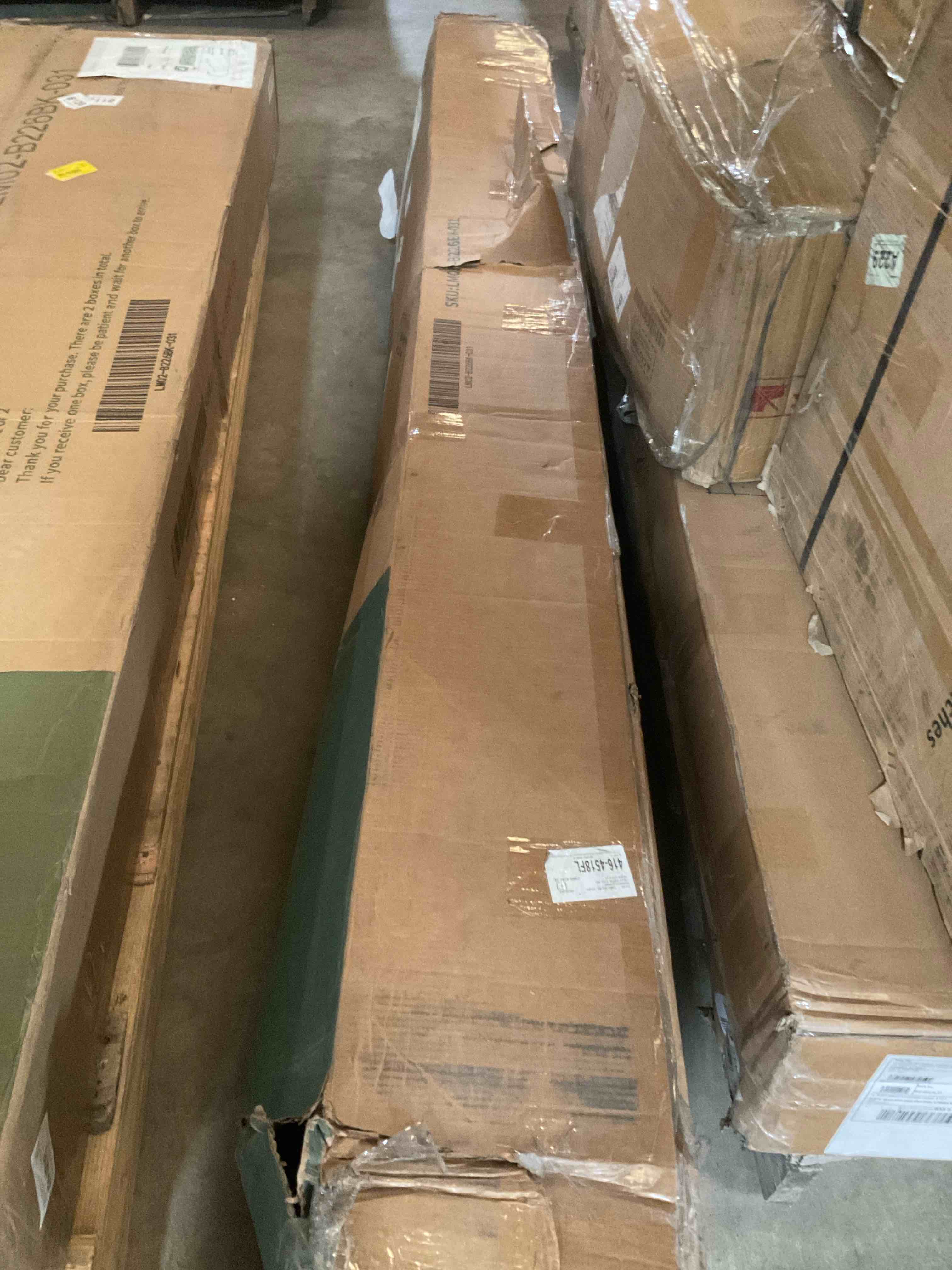 Condition photo showing Good Condition for bed frame with 6 storage drawers, linen upholstered headboard, built in charging station and led