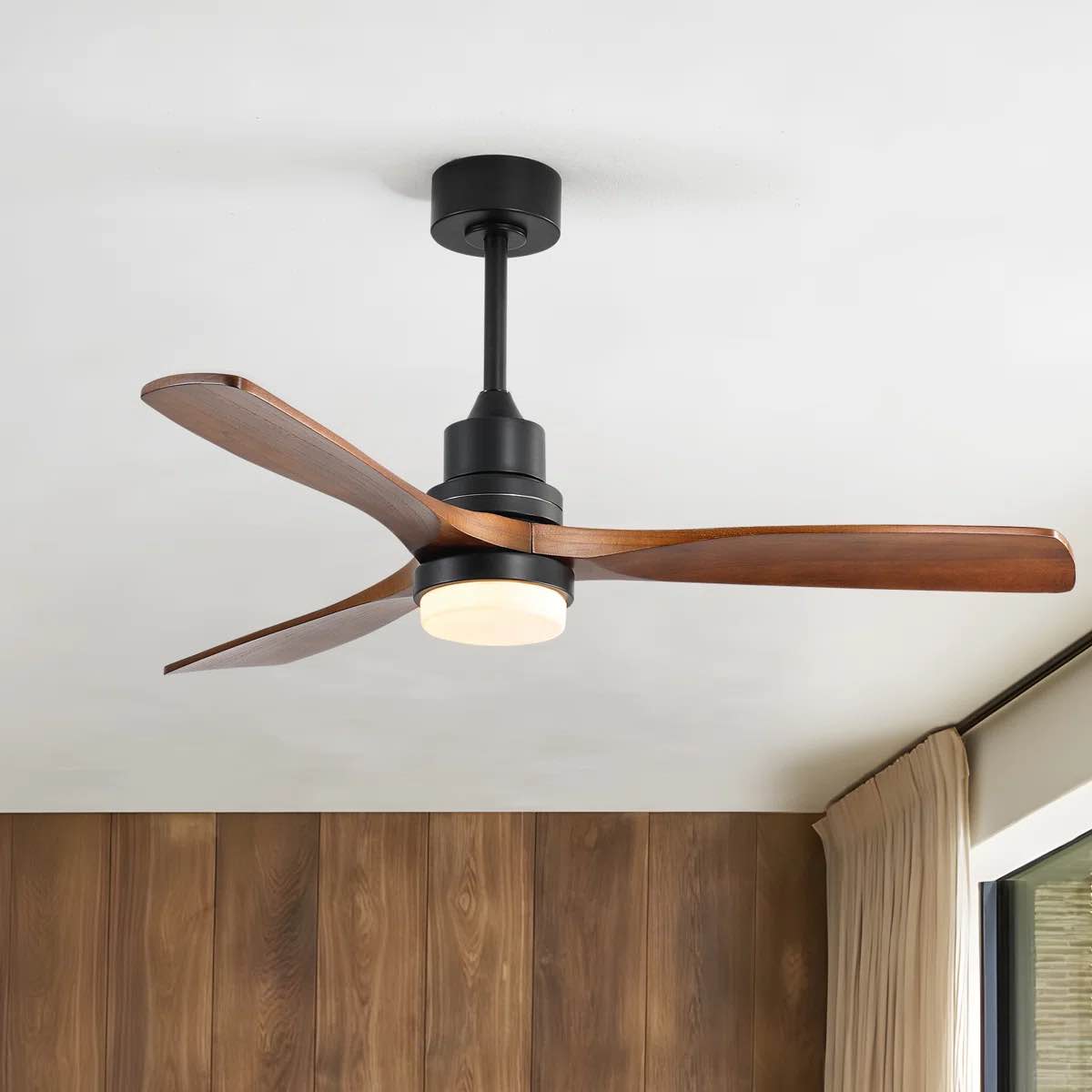 52" Nicola 3 - Blade LED Propeller Ceiling Fan with Remote Control and Light Kit Included