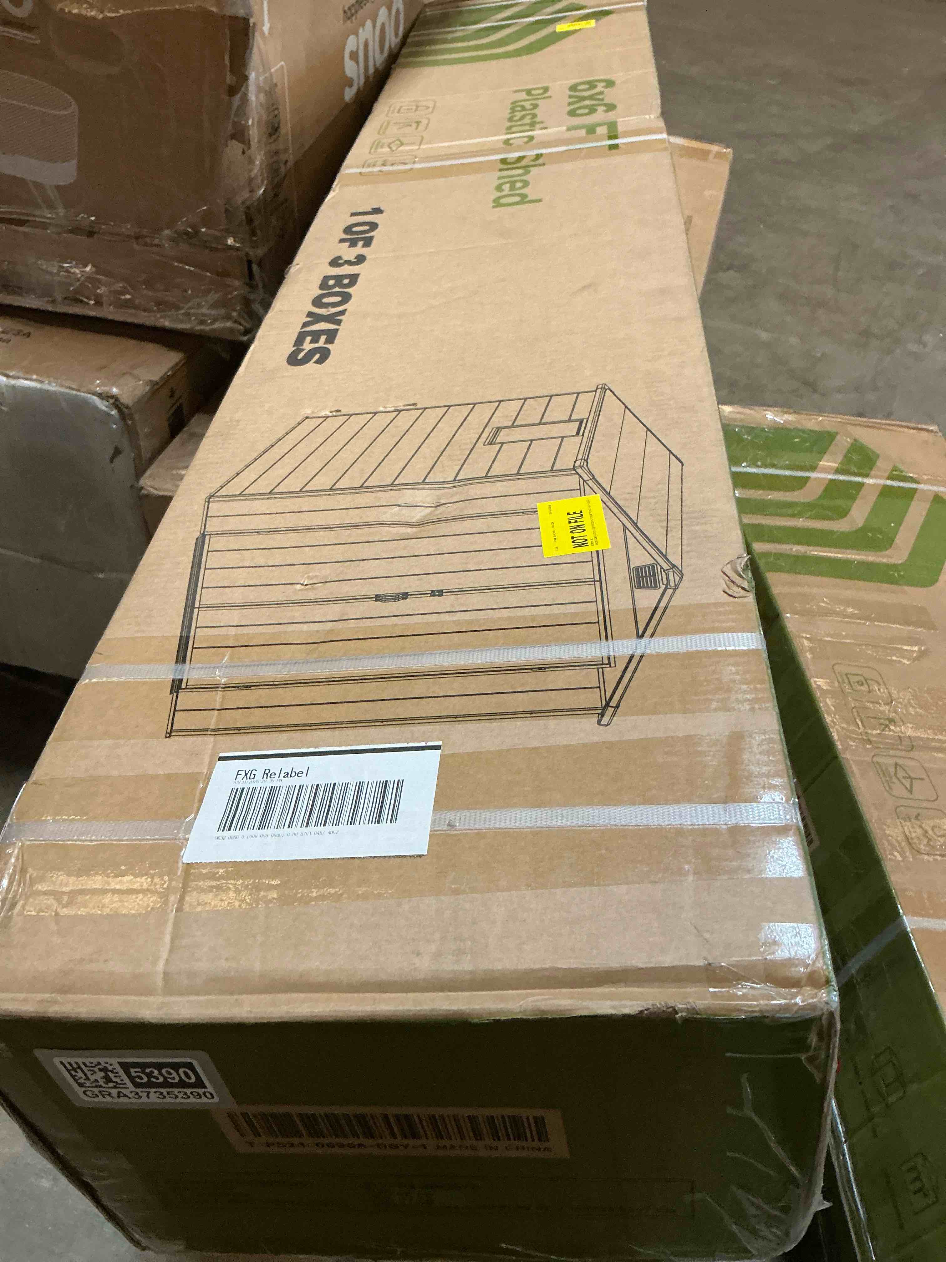 Condition photo showing Good Condition for 6 x 6 plastic shed