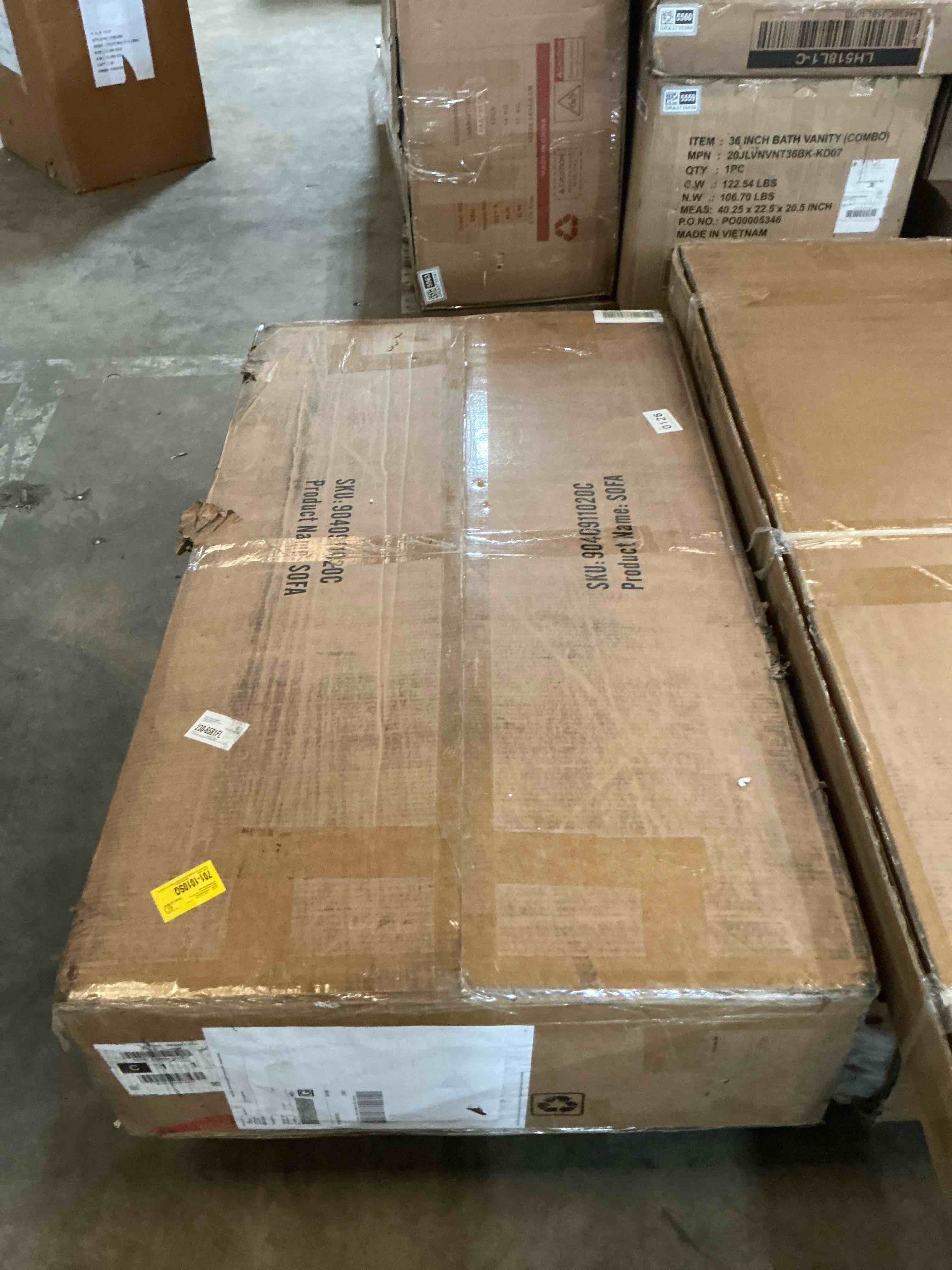 Condition photo showing Good Condition for convertible sectional sofa, l shaped couch 5-seat sofas for living room, small apartment, reversible sectional couch