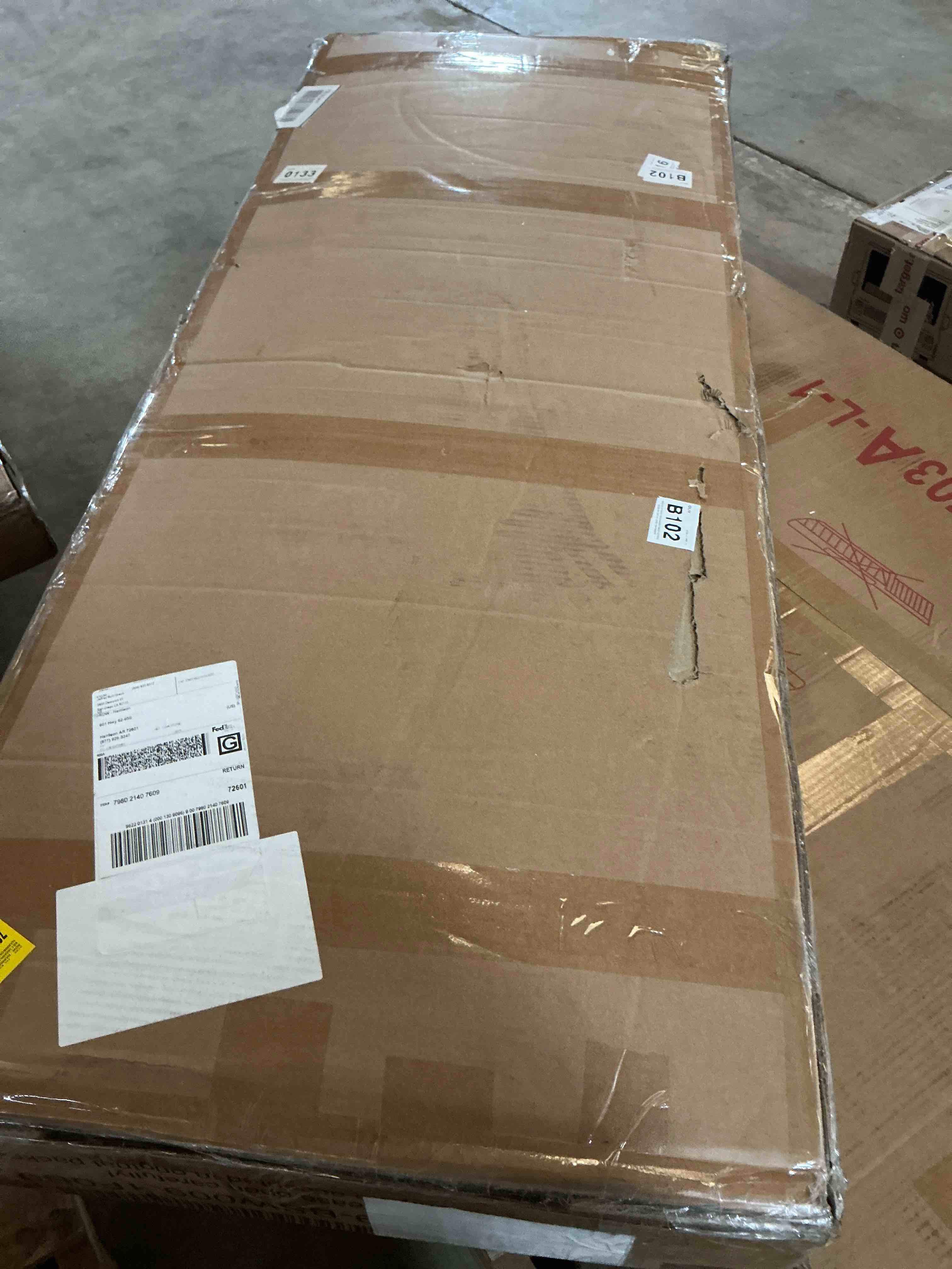 Condition photo showing Good Condition for platform bed with headboard 