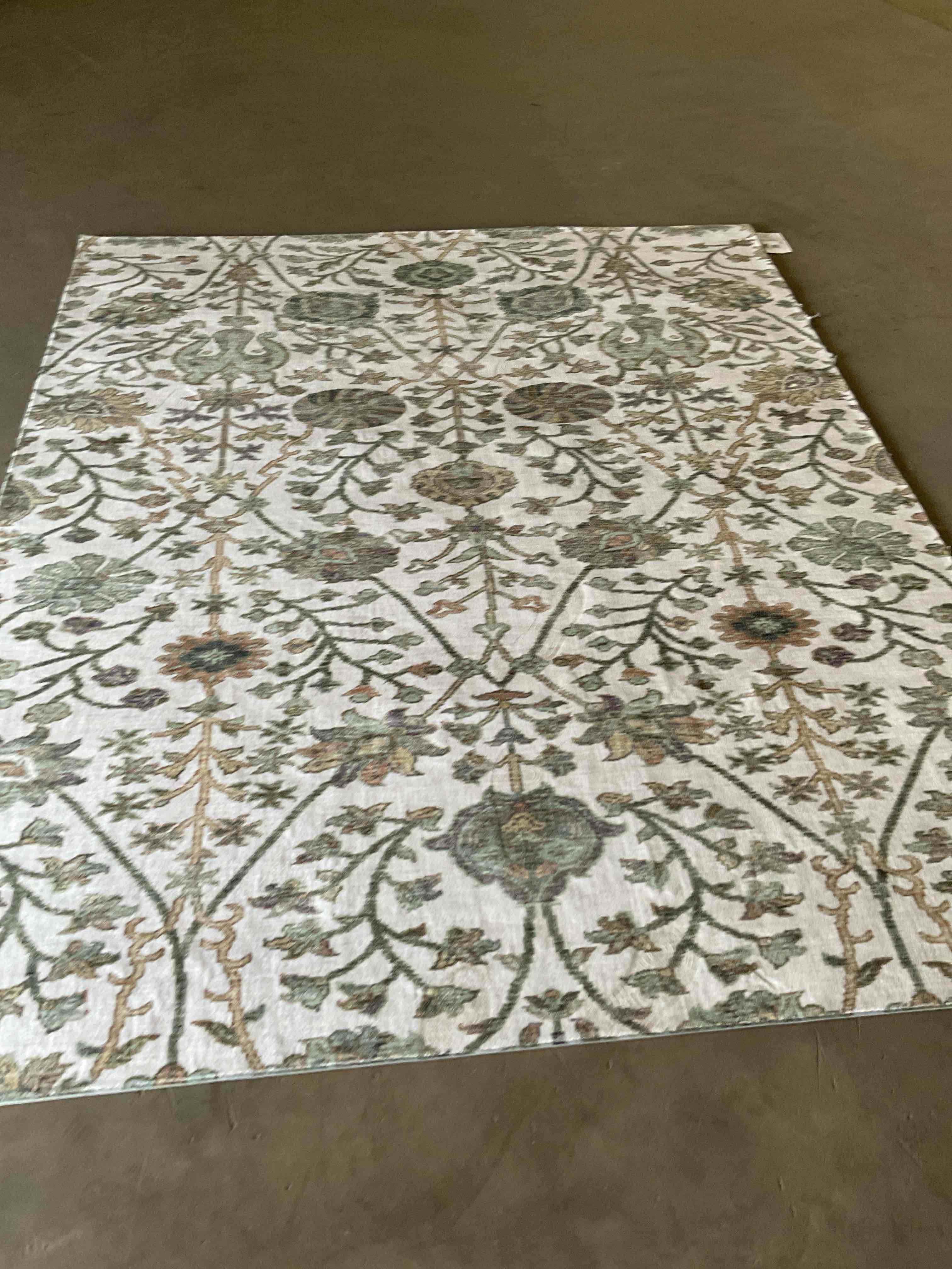 area rug (size in photos)