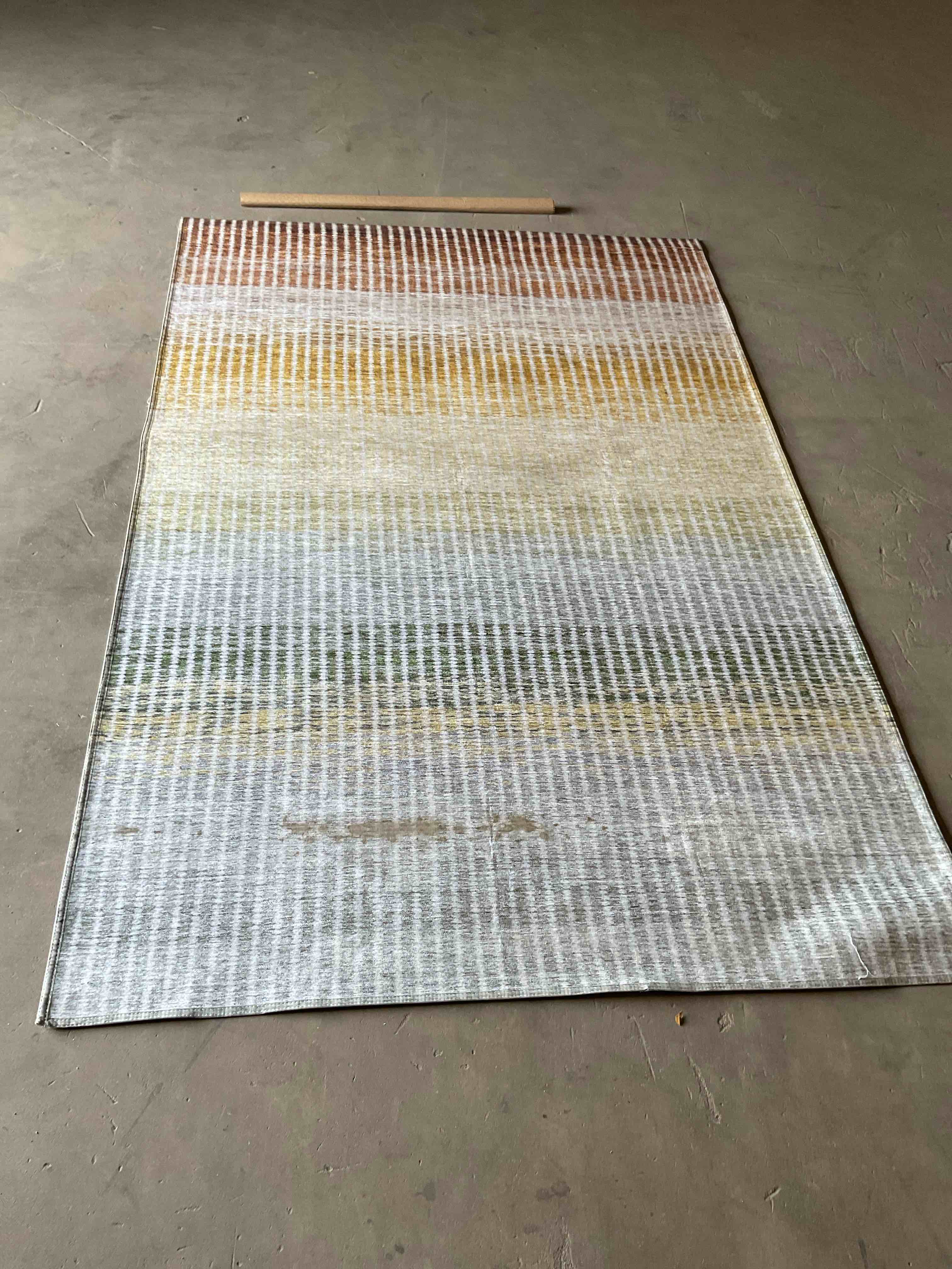 area rug (size in photos)
