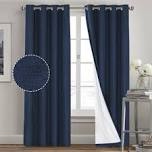 dawain linen solid textured 100% blackout curtain 