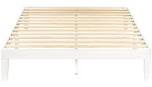 naturalistic classic white 12” queen bedframe