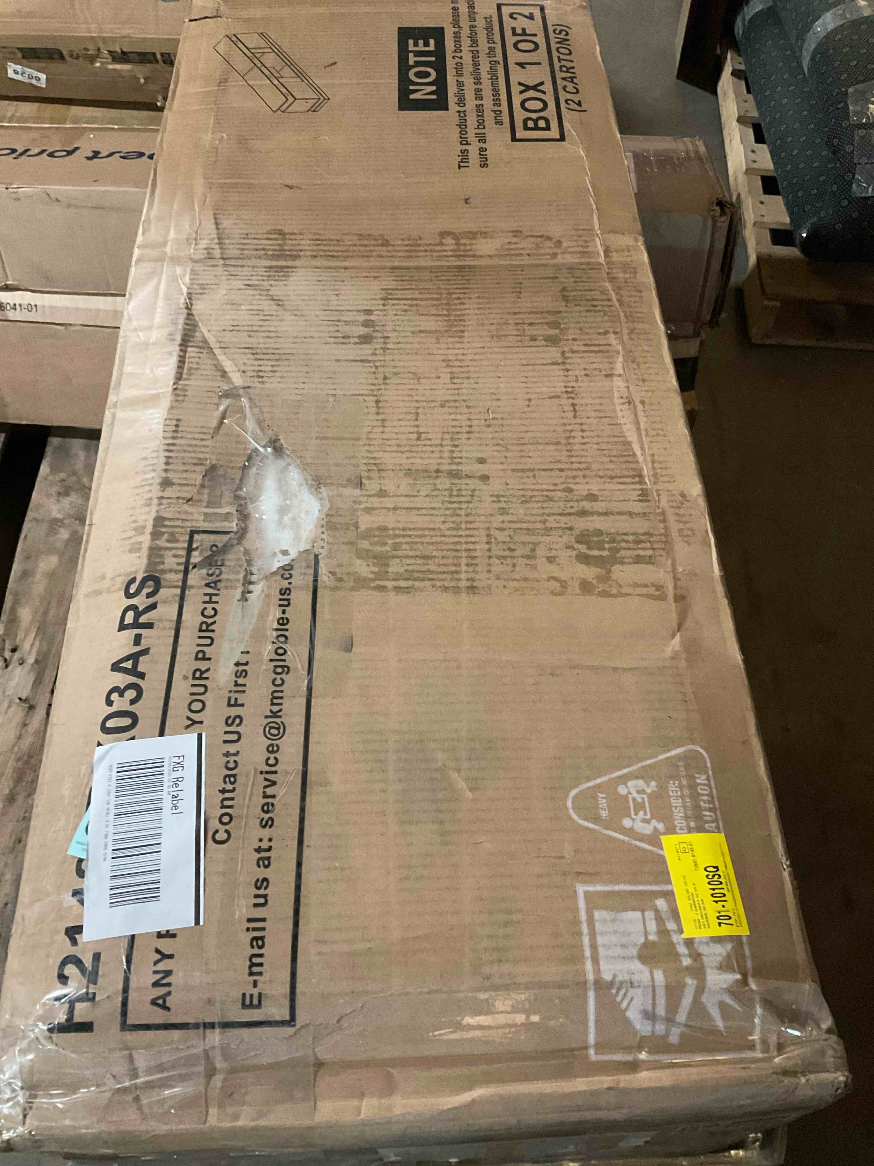  incomplete.       80-Inch Black TV Stand