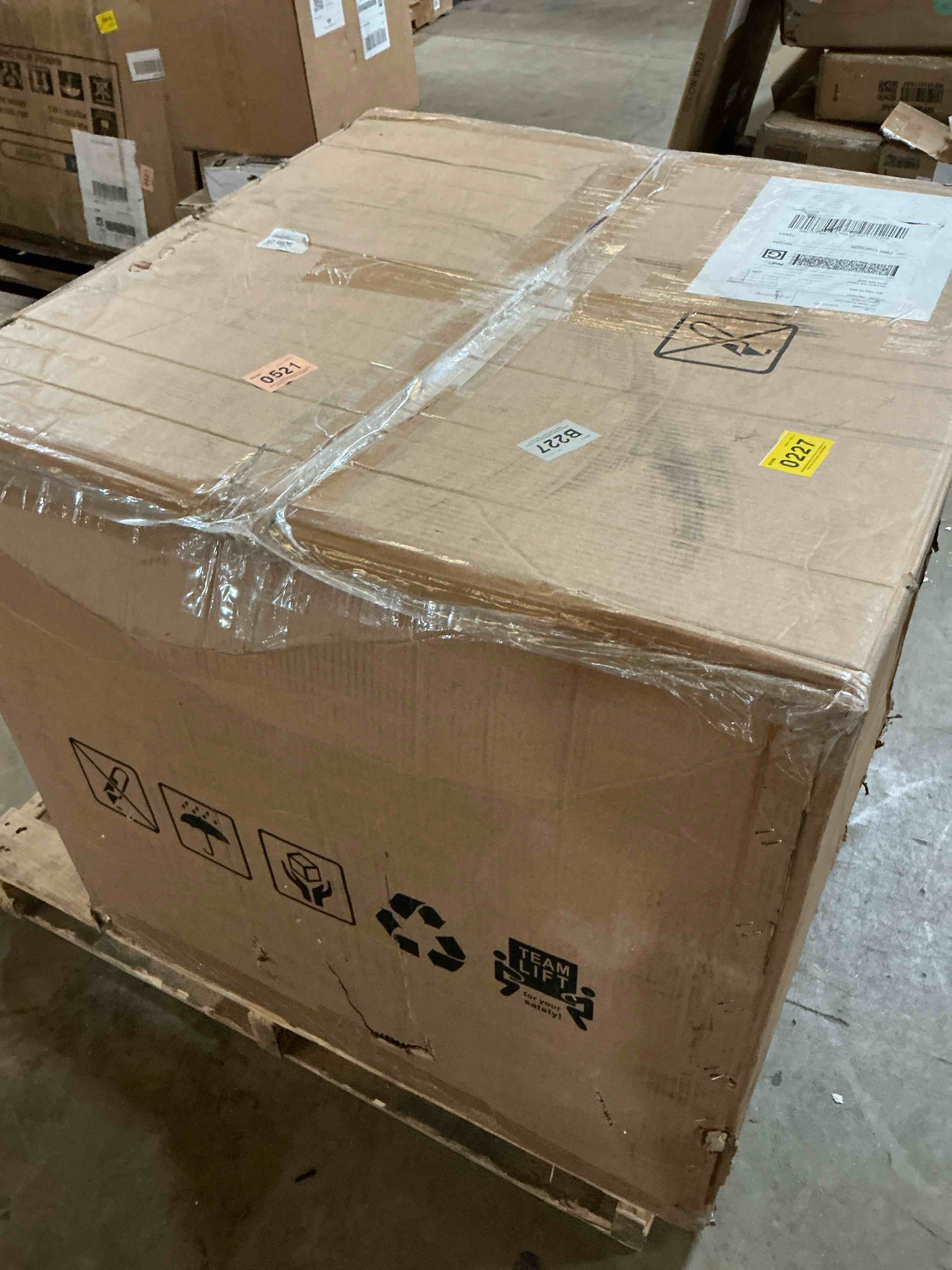 Condition photo showing Good Condition for bennett genuine leather swivel barrel chair