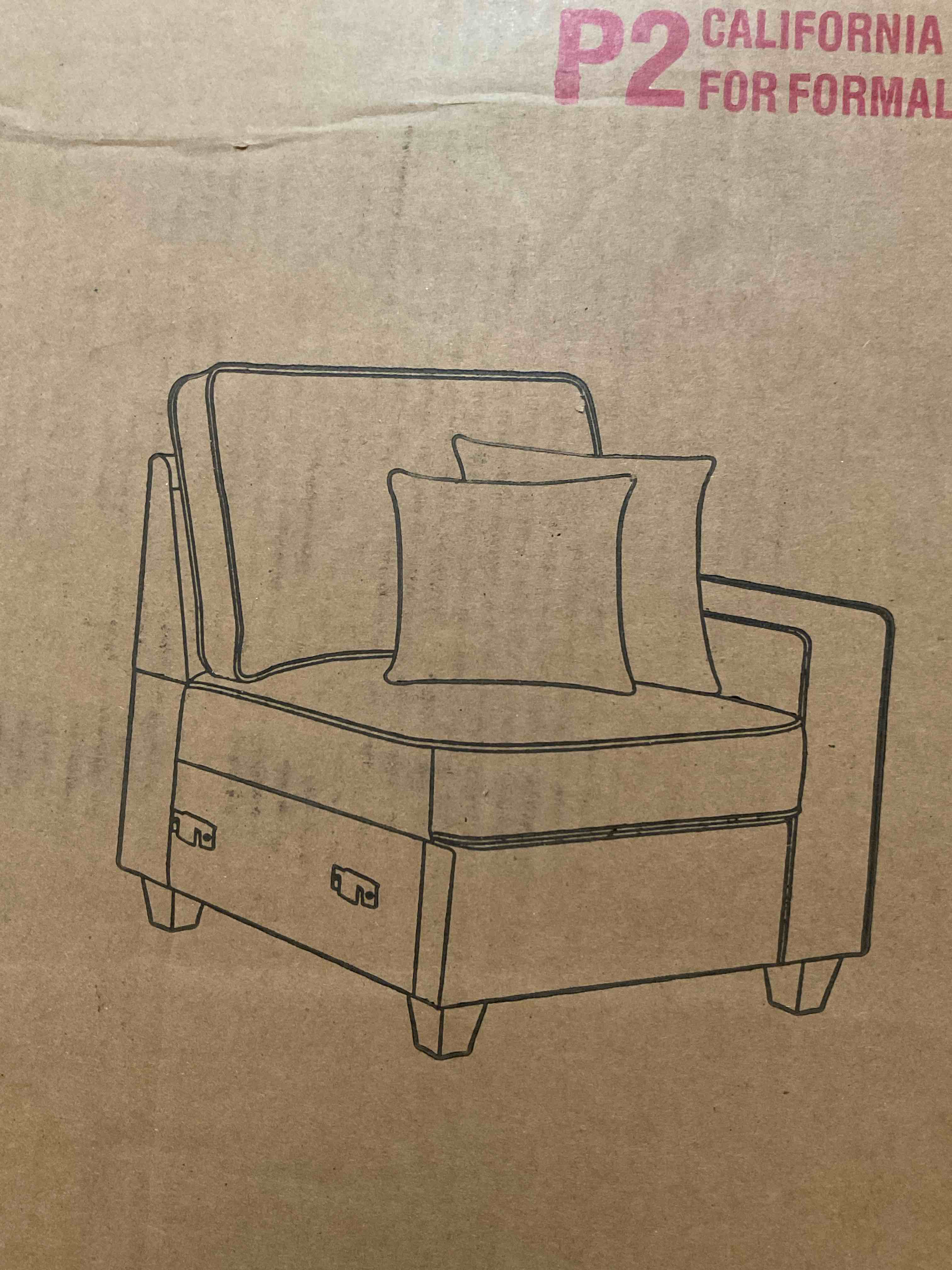 Condition photo showing Good Condition for right arm chair