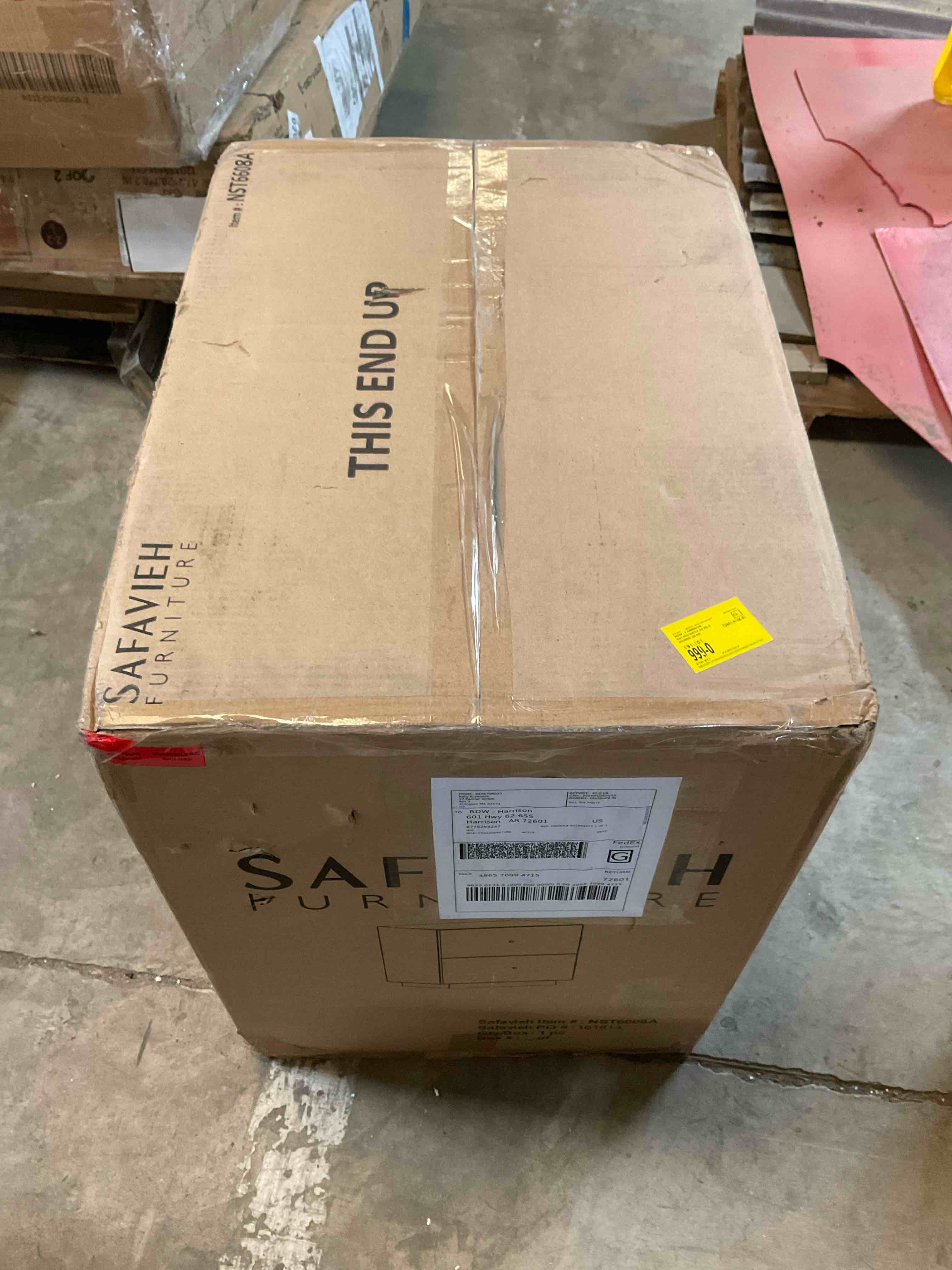Condition photo showing Good Condition for safavieh 2-drawer nightstand