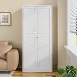 white storage cabinet