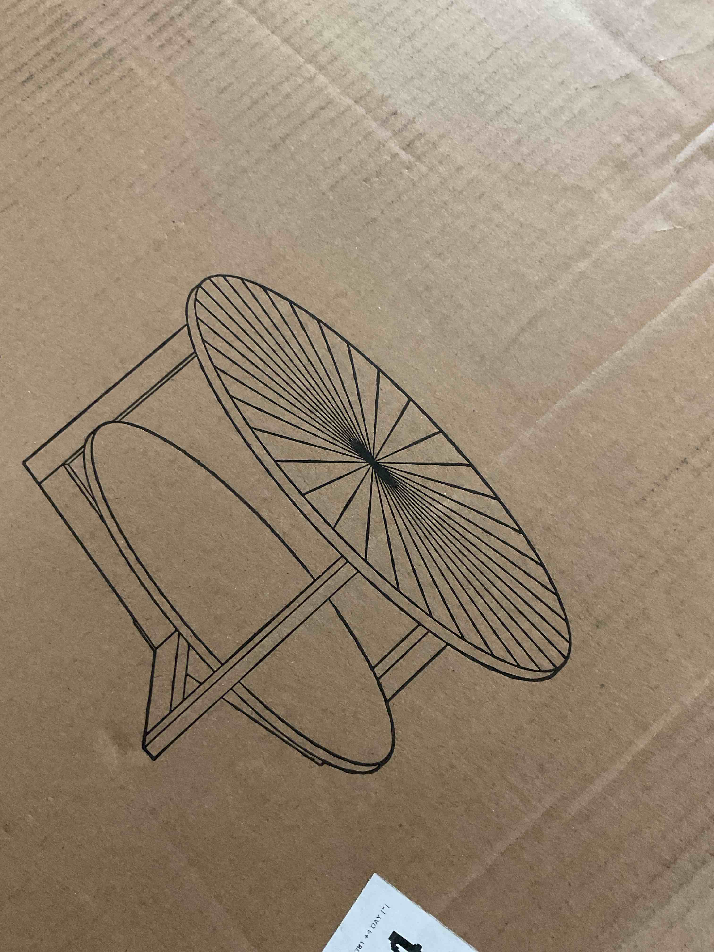 Condition photo showing Good Condition for round cocktail table kfz-138