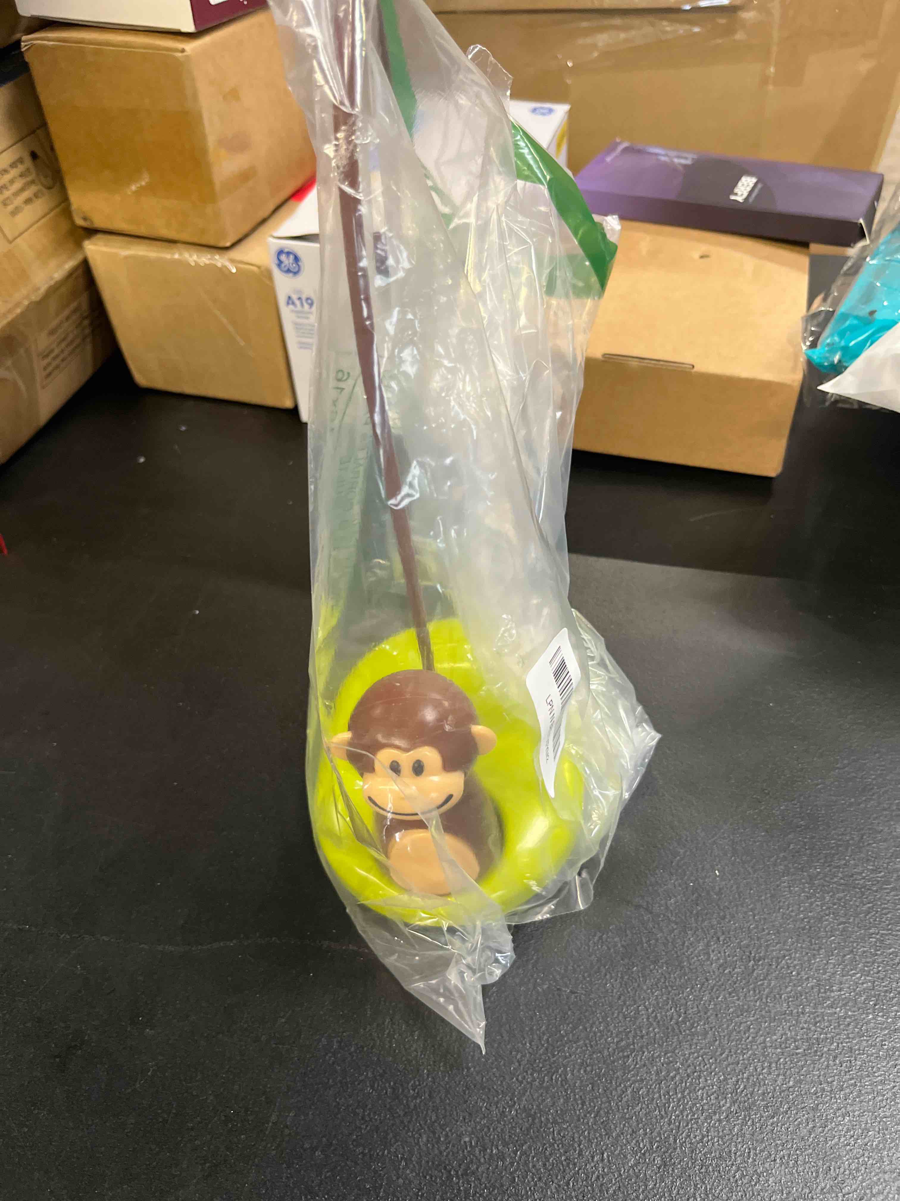 Condition photo showing Good Condition for joie monkey banana tree holder, countertop fruit hanger with secure hook, bananas ripen evenly and last longer, cute kitchen gadget