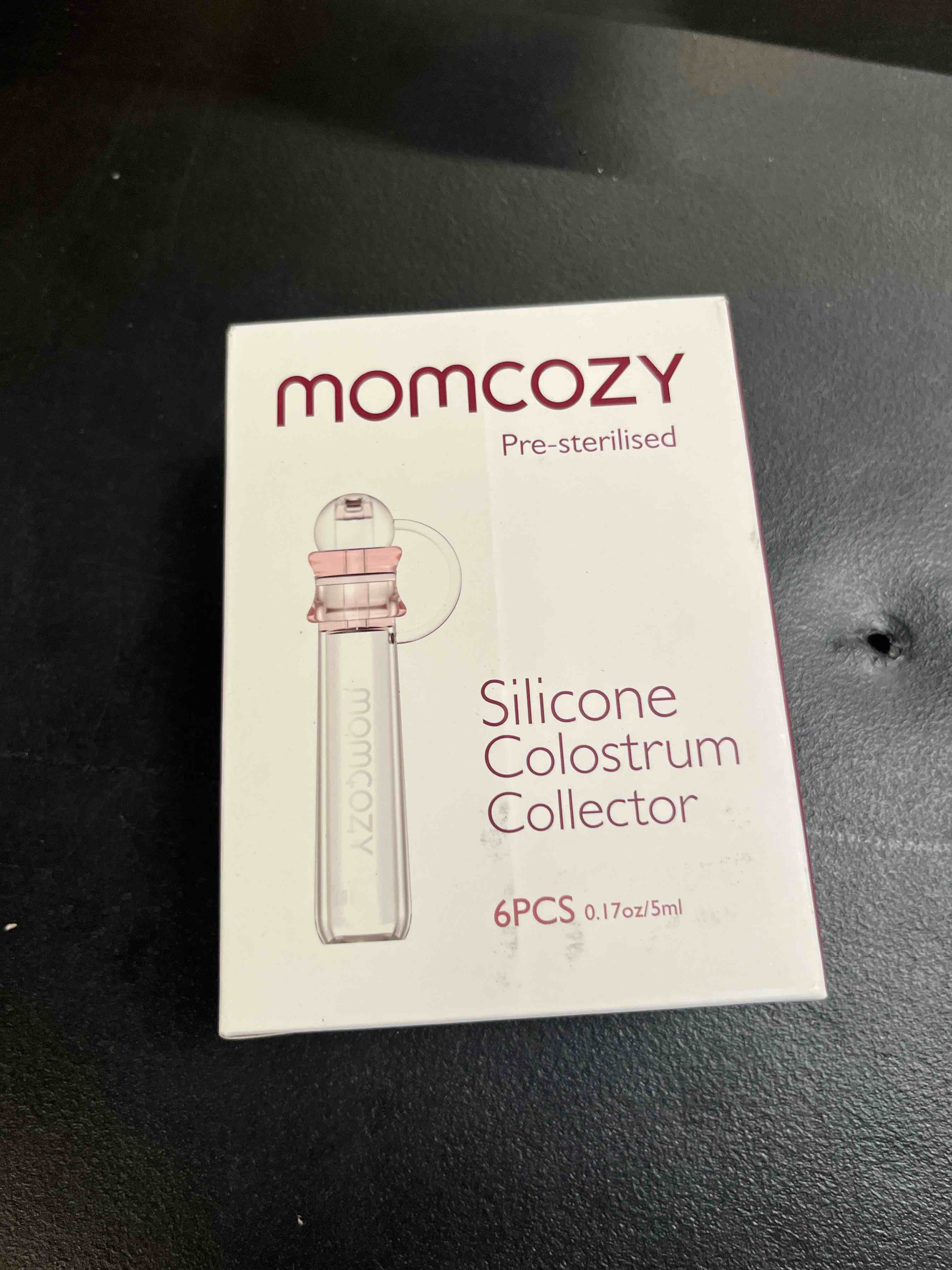 Condition photo showing Good Condition for momcozy colostrum collector reusable breast milk collector with storage case and cotton wipe, portable colostrum container bpa free, multi-use collector 5ml-6pcs