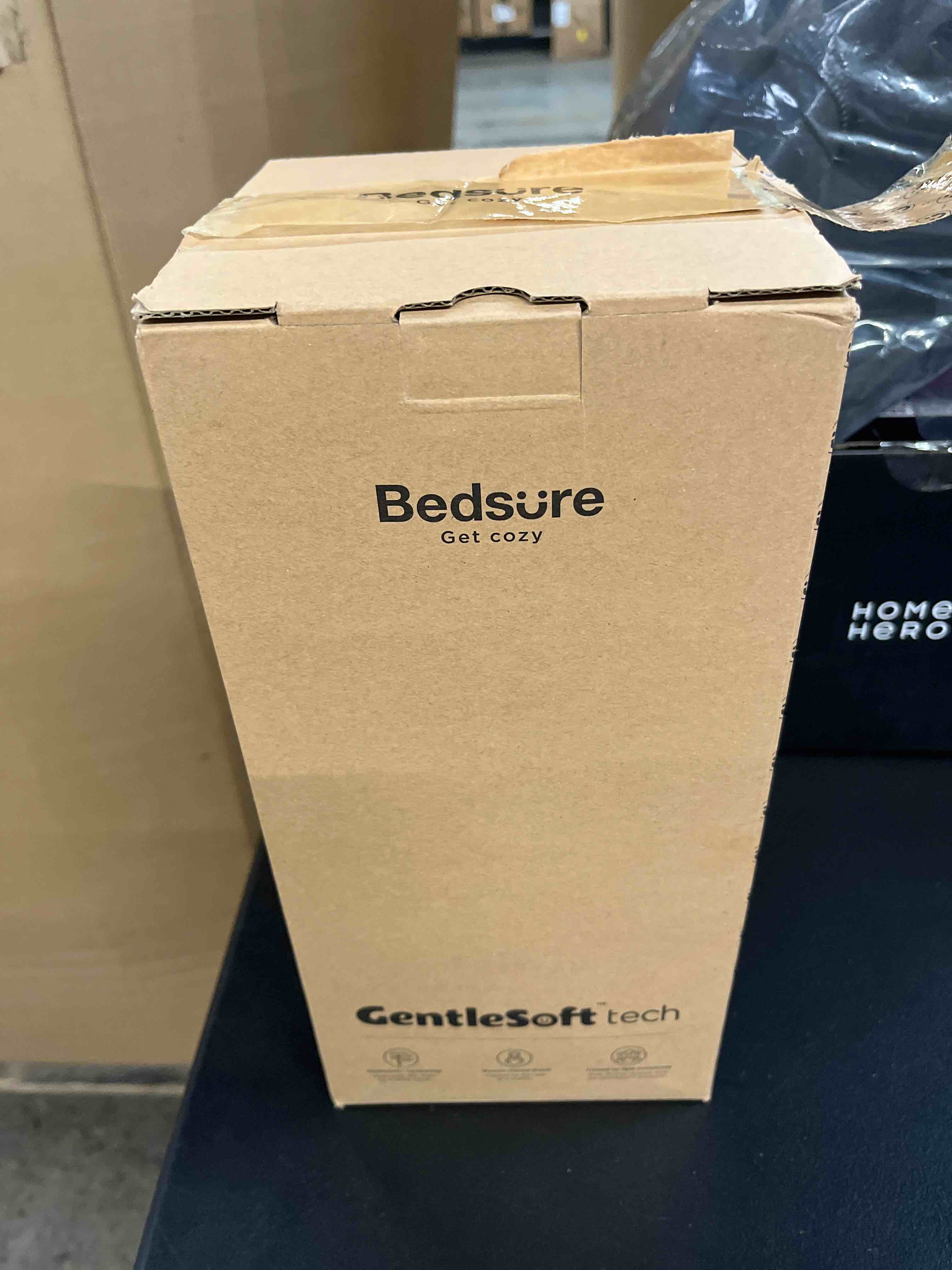 Condition photo showing Good Condition for bedsure gentlesoft fleece bed blankets full size linen - soft lightweight plush fuzzy cozy luxury blanket microfiber, 84x90 inches linen full (84" x 90")