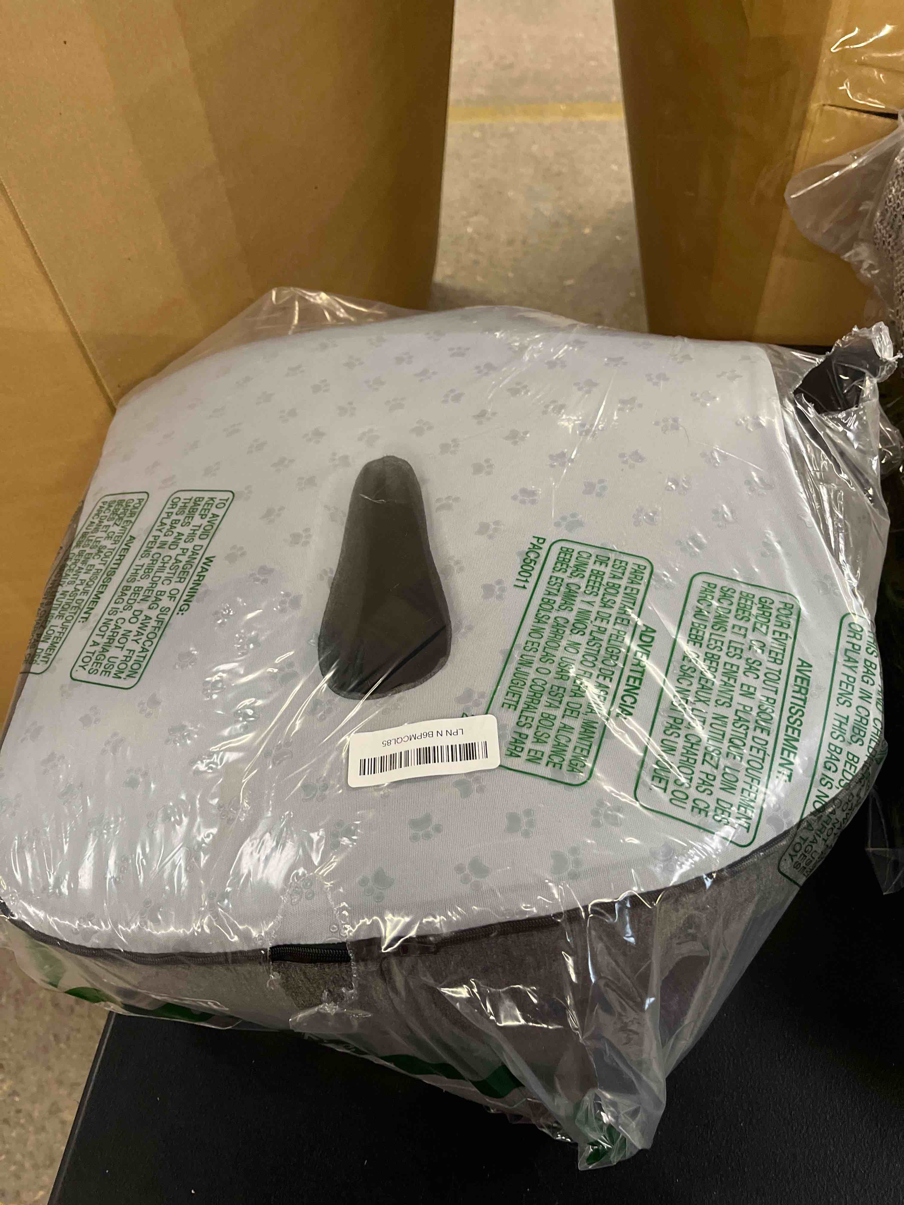 Condition photo showing Good Condition for seat cushion & lumbar support pillow set for office chair, ergonomic pillow for sciatica pain relief, memory foam back support pillow & chair cushion for car seat, desk chair (grey)