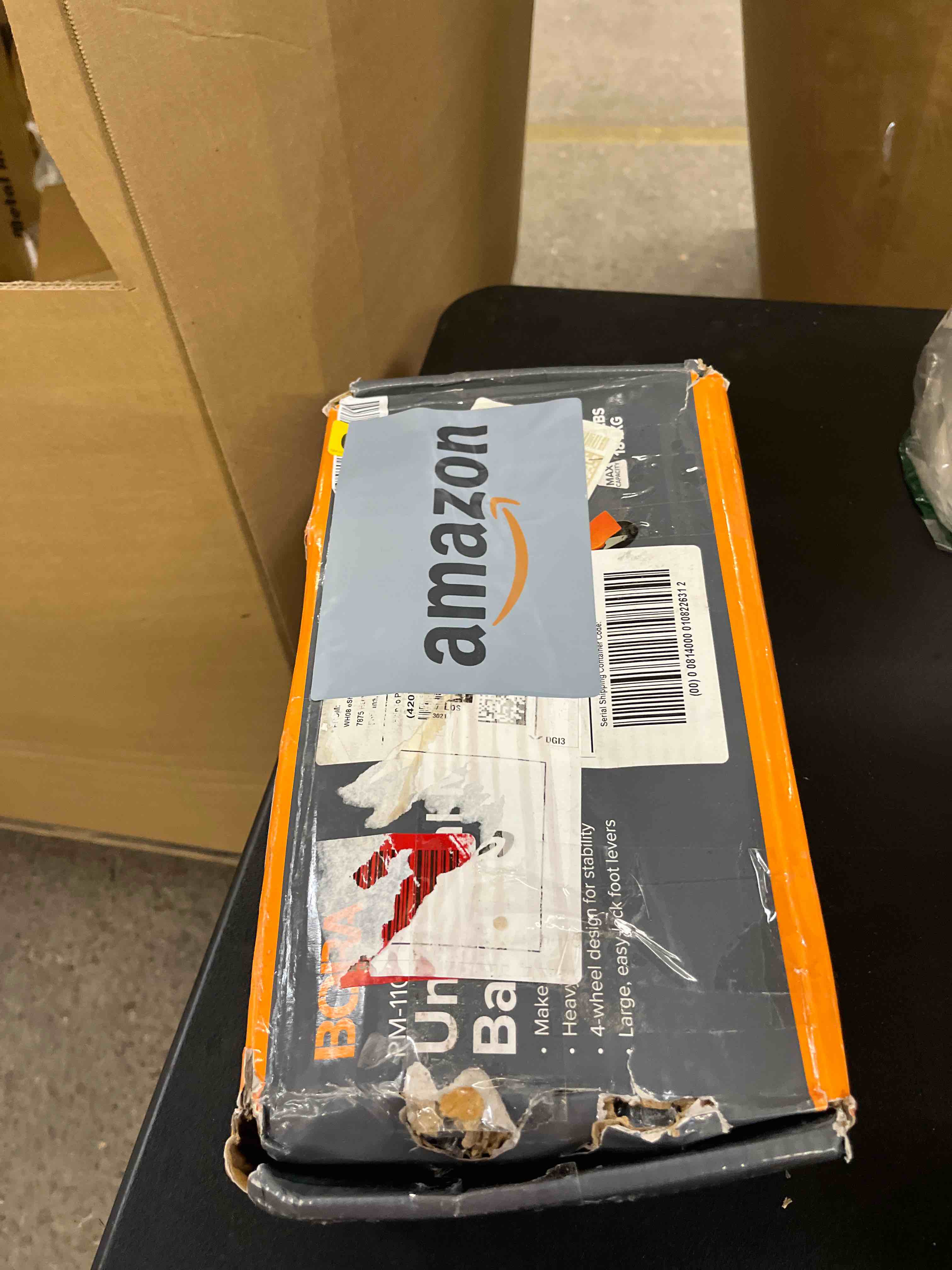 Condition photo showing Good Condition for bora portamate mobile base kit pm-1100 - heavy duty, universal, customizable, adjustable rolling set, dolly roller frame and casters for moving equipment, tools, machines - 400 lb capacity truck