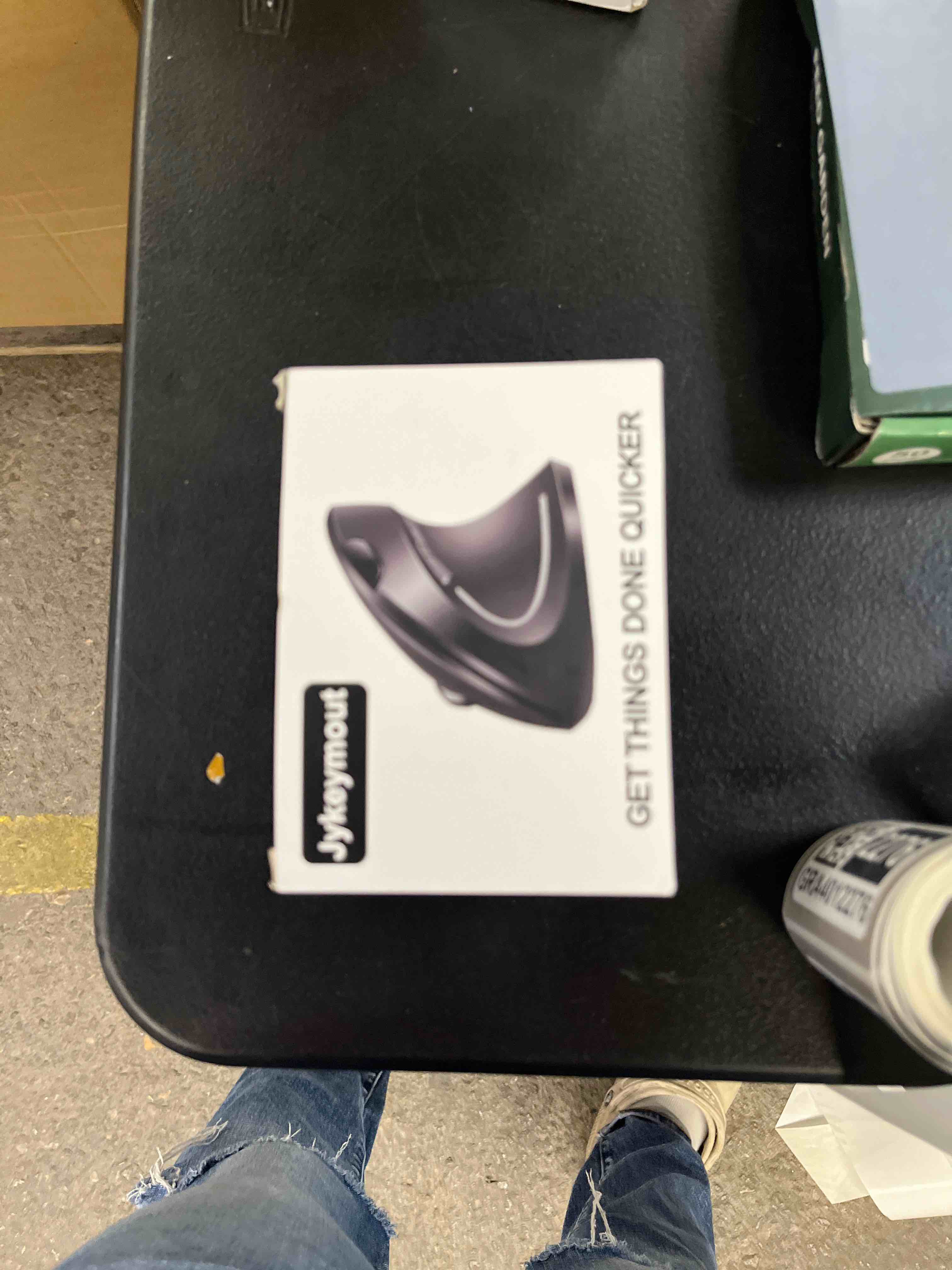 Condition photo showing Good Condition for bluetooth and 2.4g (2-in-1) rechargeable wireless mouse, ergonomic vertical design, 1000/1200/1600 dpi, 6 silent buttons, for laptop, computer, pc, macbook, chromebook-black dpi-1600