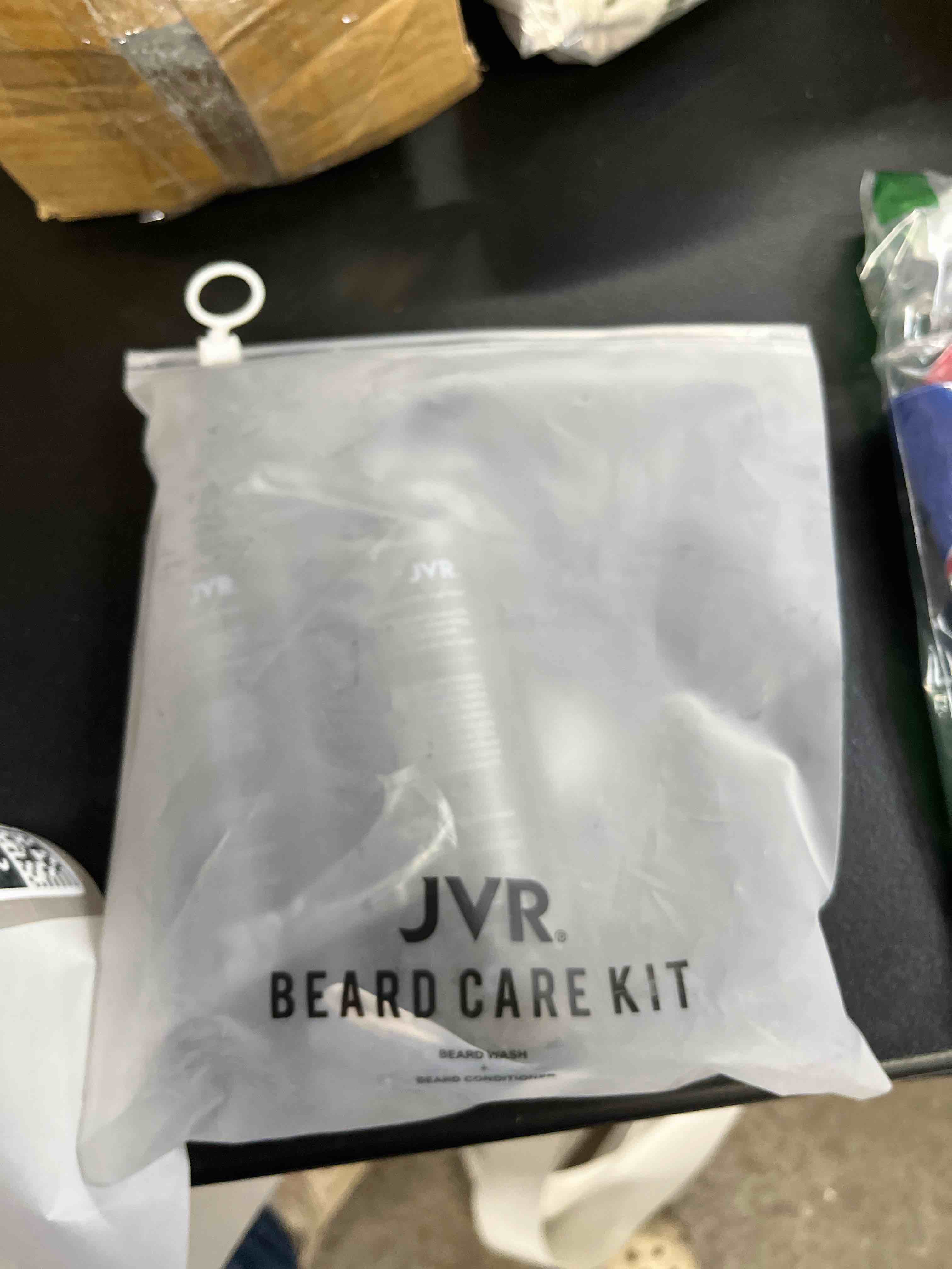 Condition photo showing Good Condition for jvr beard wash and beard conditioner for men, beard shampoo cleanse and reduces frizz, soften & strengthens, organic with coconut, aloe, provides shine for dry & coarse beards, beard care (6.7oz)