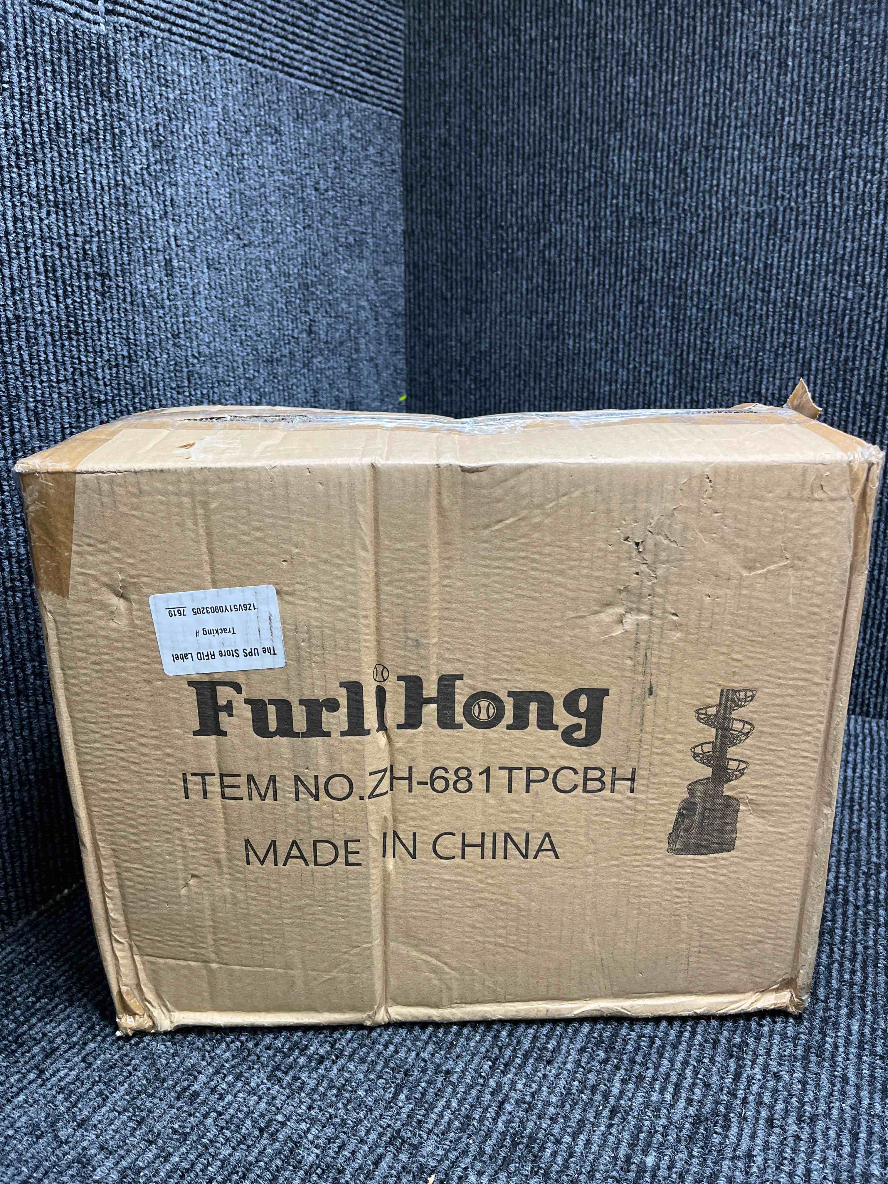 Condition photo showing Good Condition for furlihong 681tpcbh 4 in 1 baseball pickleball tennis cricket toss machine – auto oscillation, 4 distance gears, adjustable stand, battery/ac/power bank powered, for beginners
