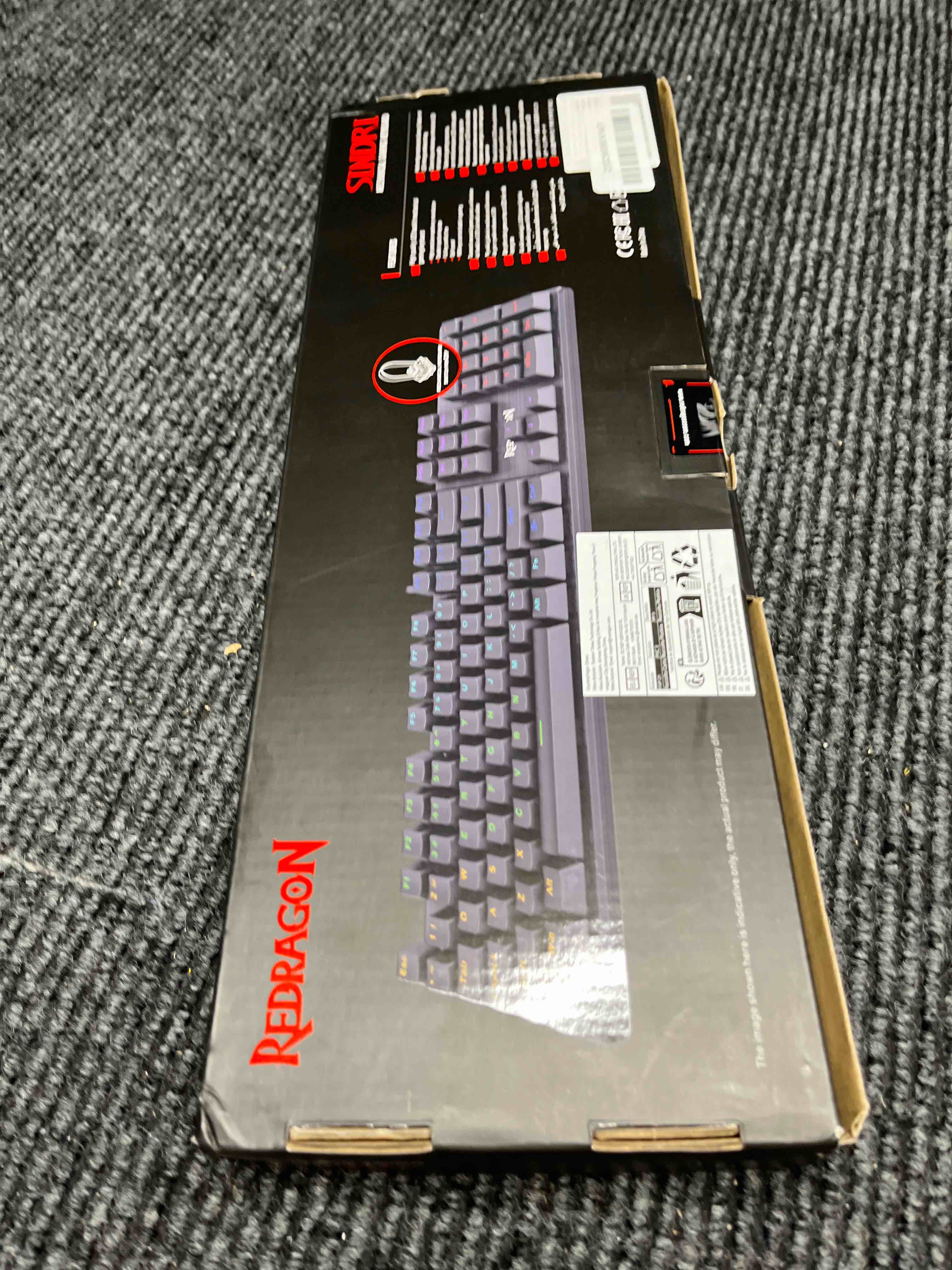 Condition photo showing Good Condition for redragon mechanical gaming keyboard wired, 11 programmable backlit modes, hot-swappable red switch, anti-ghosting, double-shot pbt keycaps, light up keyboard for pc mac