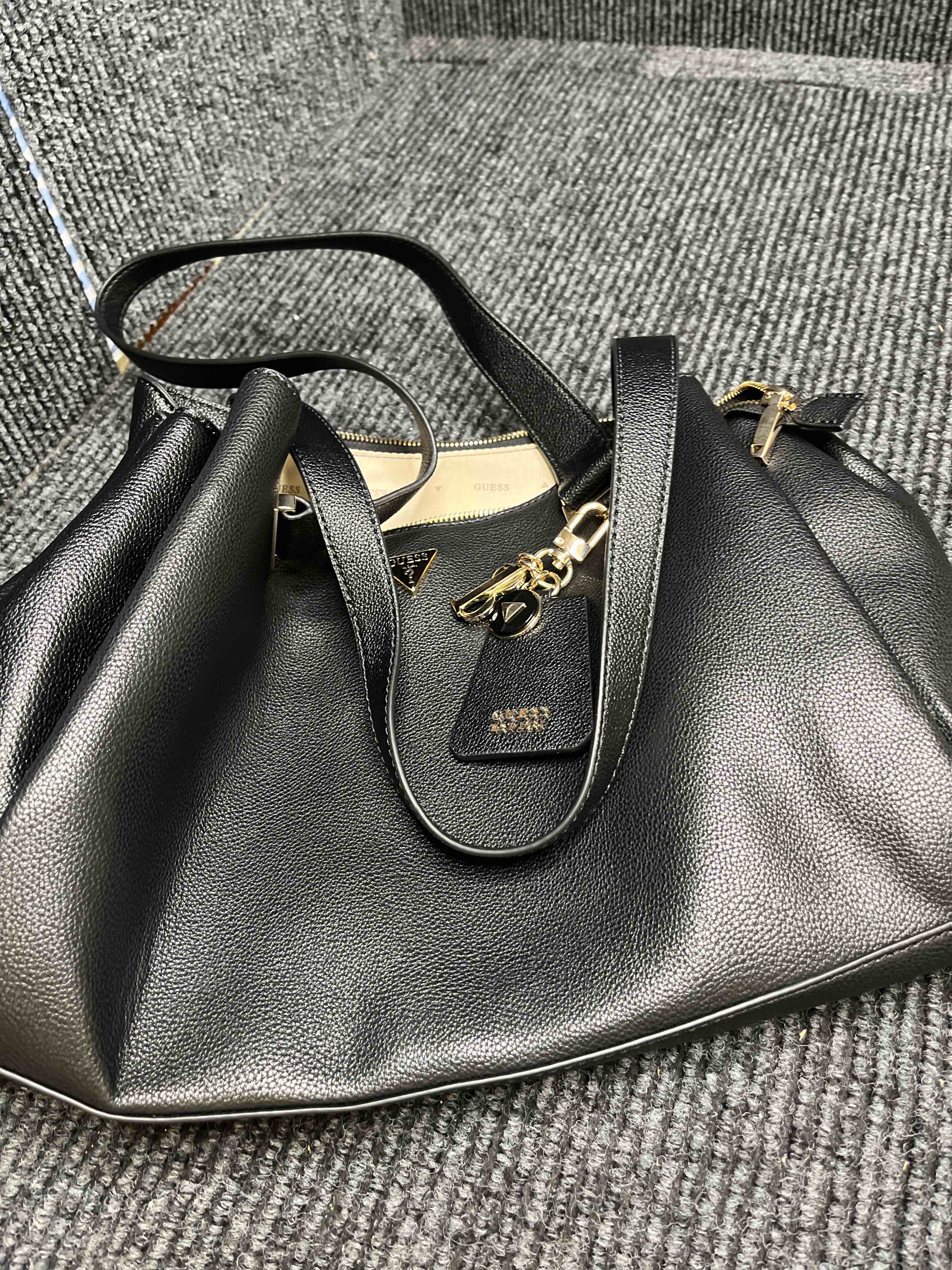 Condition photo showing Good Condition for evie charms applique shopper black one size