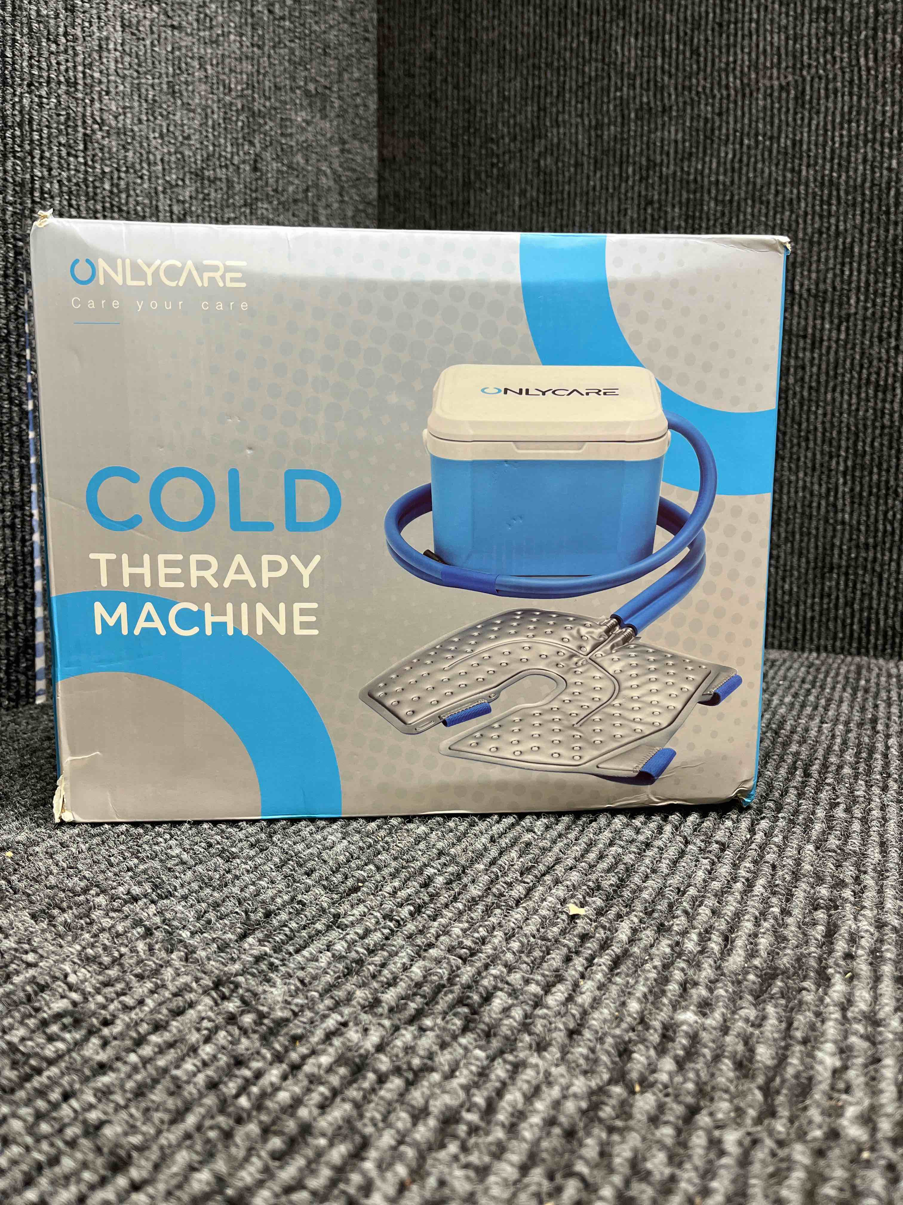 Condition photo showing Good Condition for ice machine for knee after surgery, portable cold therapy machine, program timer ice therapy machine with quiet pump, cold compress pad for ankle, arm joints, sports injuries, cryotherapy pain relief