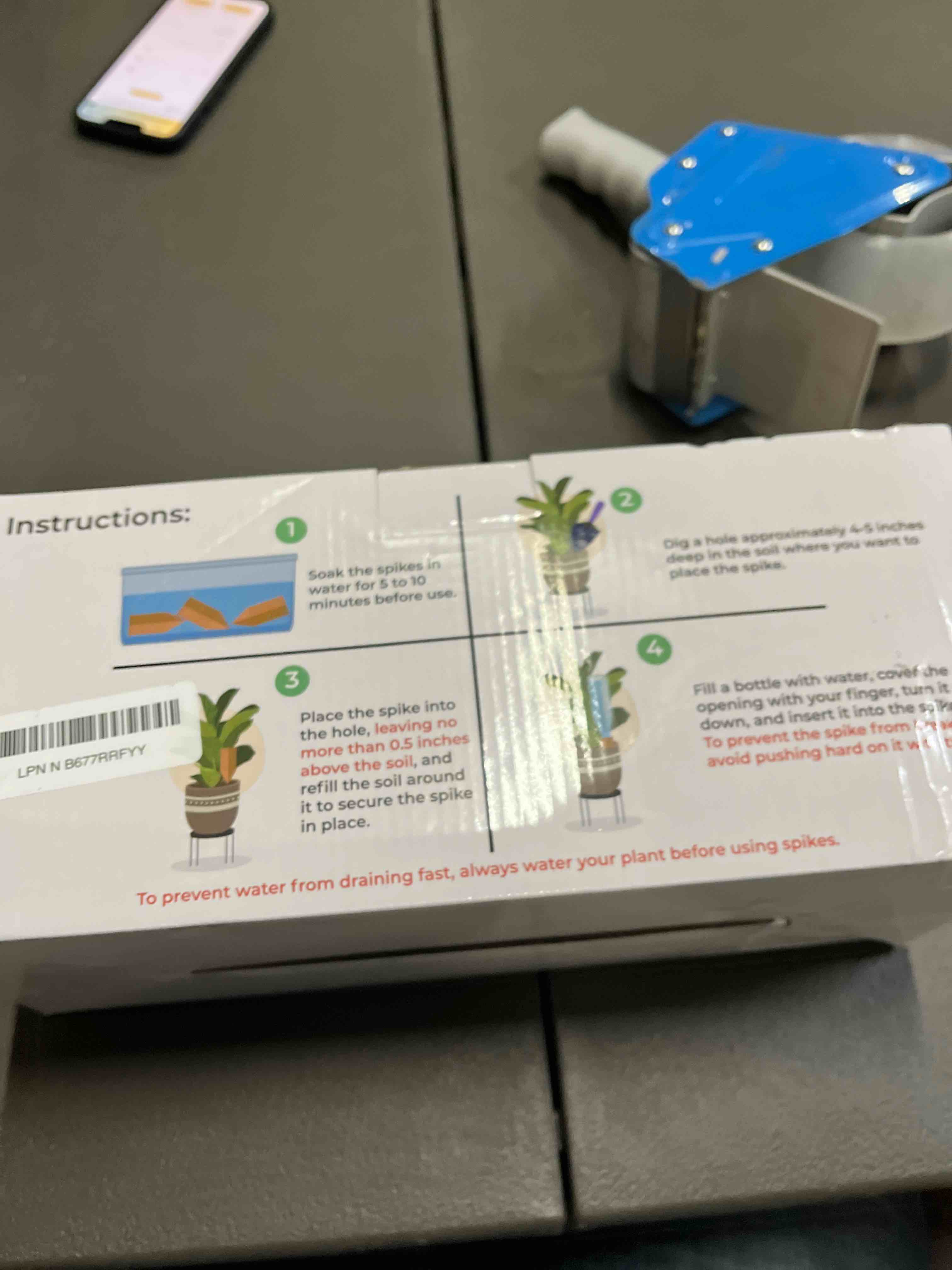 Condition photo showing Good Condition for 10-Pack Natural Self Watering Spikes - Terracotta - Automatic Plant Waterer for Indoor & Outdoor