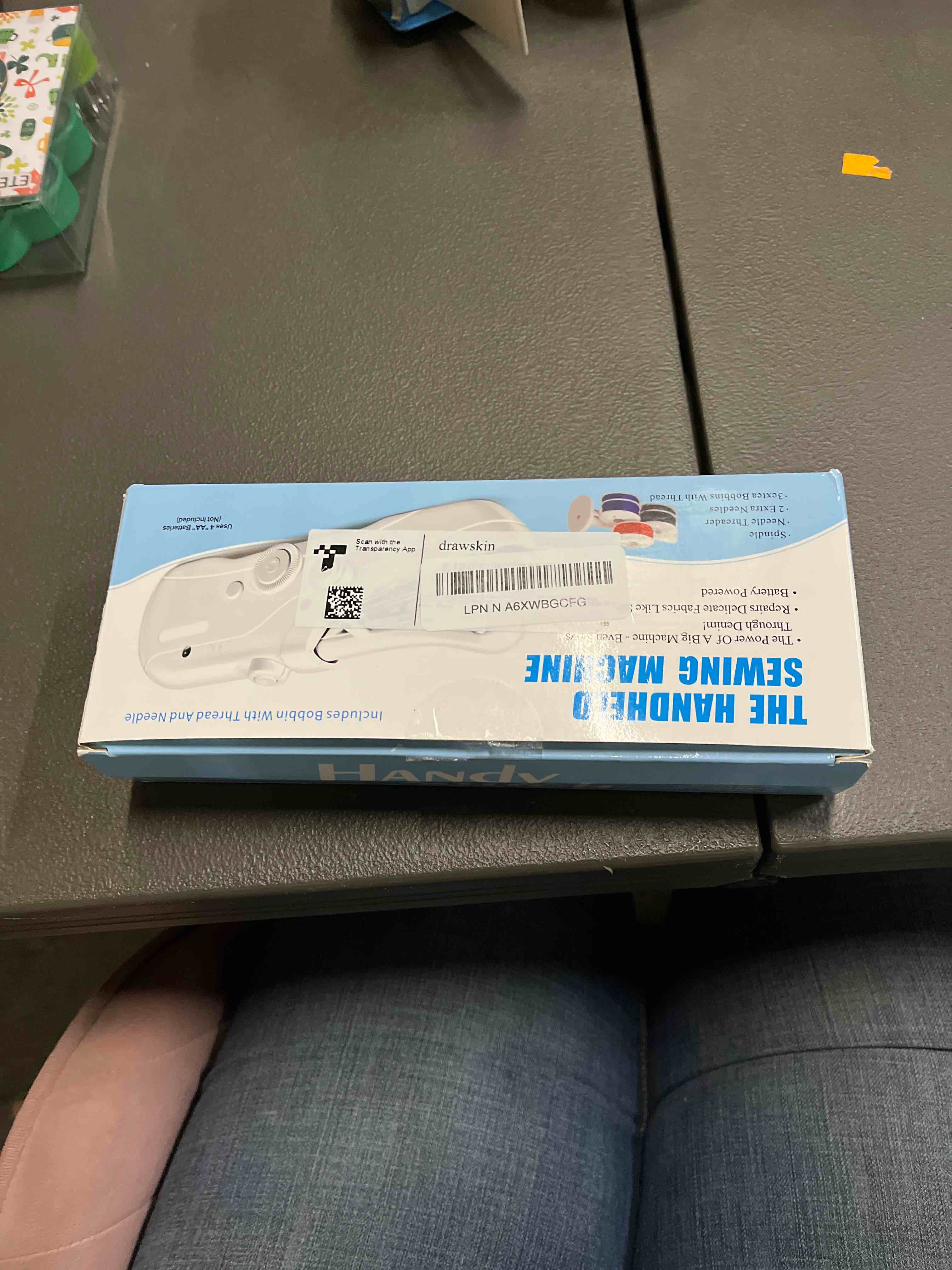 Condition photo showing Good Condition for Portable Handheld Sewing Machine for Adults - Mini Hand Held Sewing Stitching Machine for Beginners - Small Cordless for Home Travel Clothes DIY Fabric (Black)