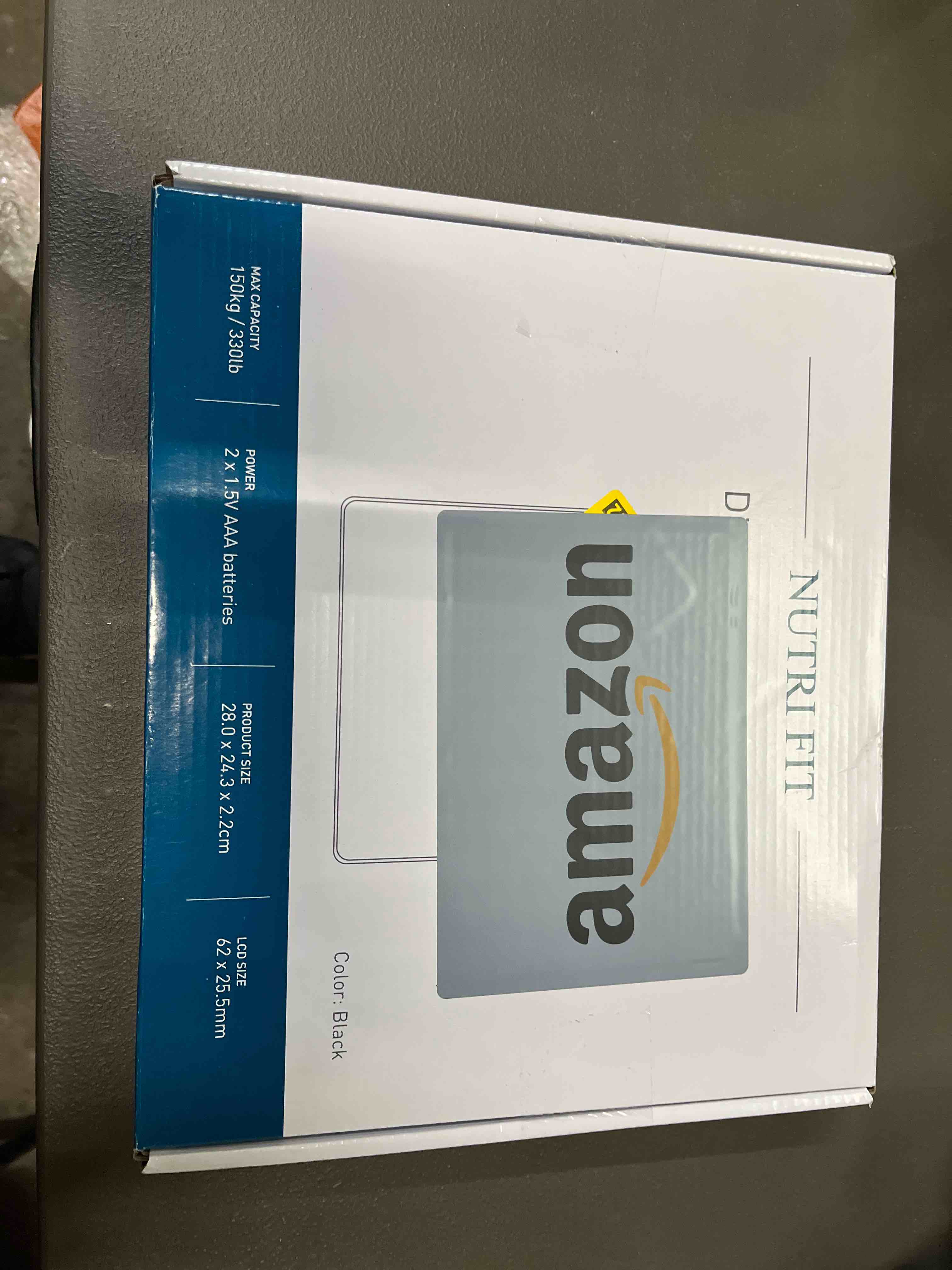 Condition photo showing Good Condition for NUTRI FIT Digital Bathroom Scale for Body Weight, Bath Scale for Accurate Weight Watching with Large LCD Display, Most Accurate for The Elderly Safe Home Use, 330 lbs Cool Black