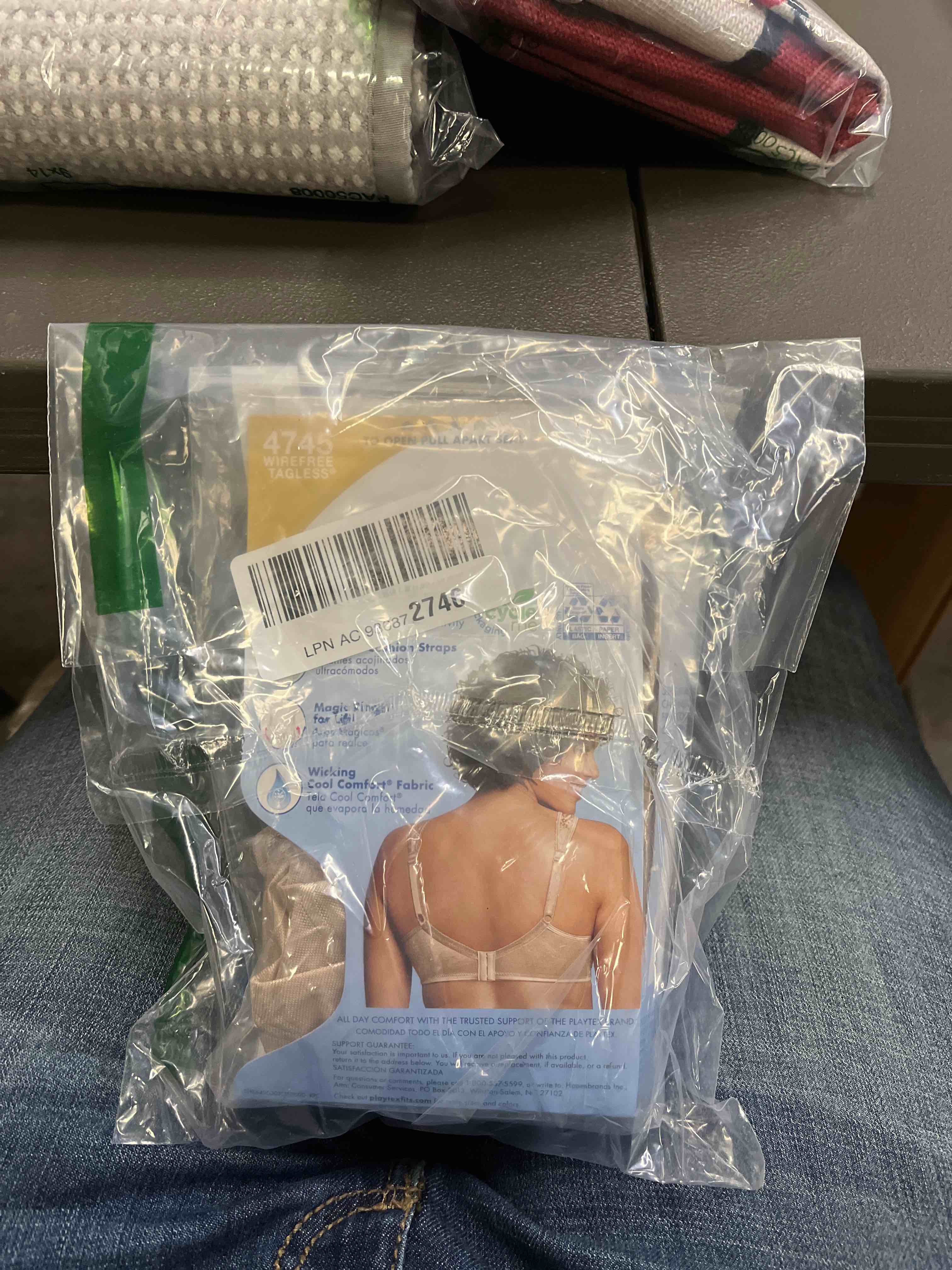 Condition photo showing Good Condition for Playtex Women's 18 Hour Original Comfort Strap Full Coverage Bra US4693, Available in Single and 2-Packs, Natural Beige, 36DDD