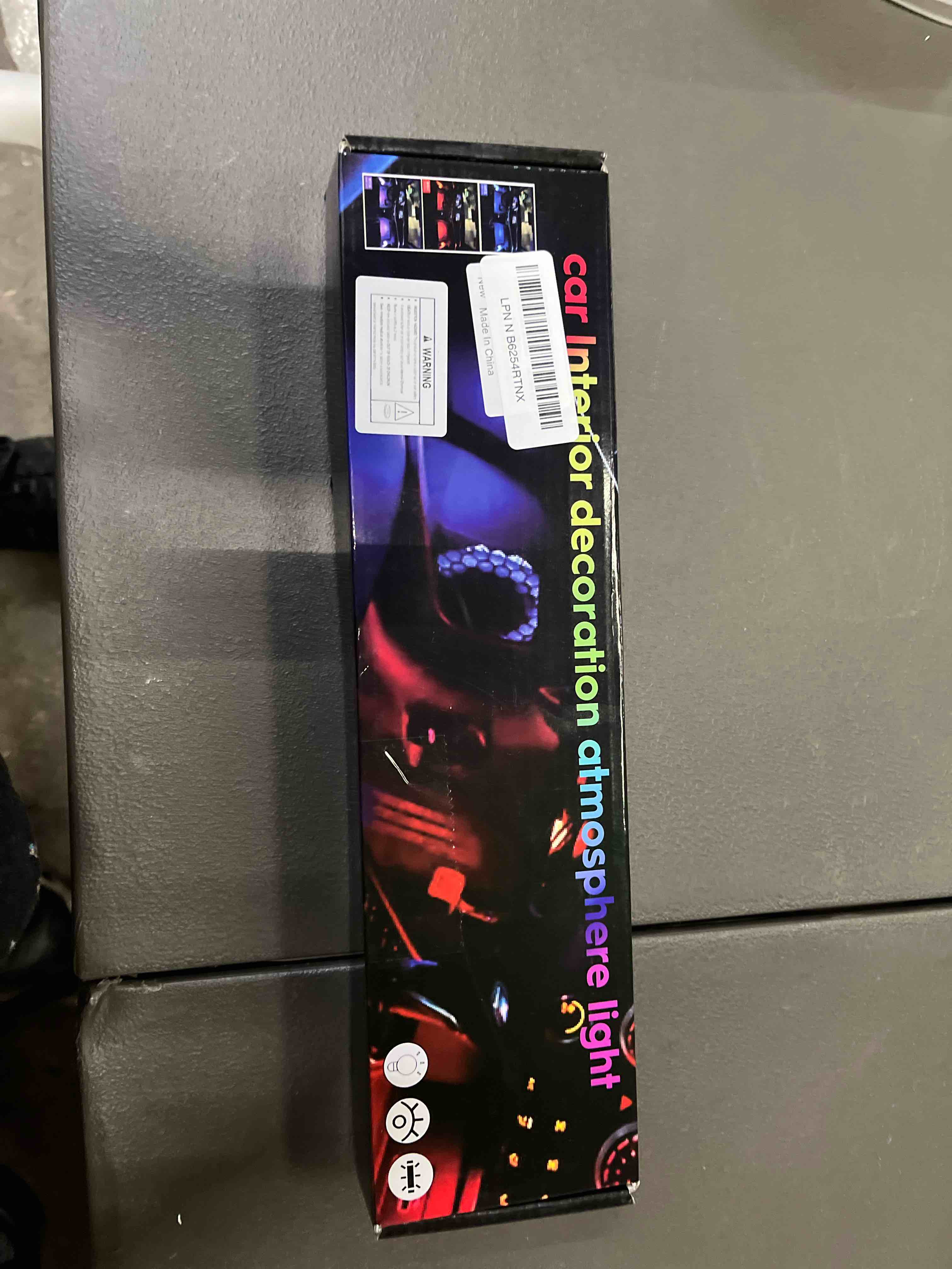 Condition photo showing Good Condition for Car Led Light Interior, RGB Dreamcolor Inside Car Light Music Sync, Under Dash Footwell automotive Strip Light, 12V Acrylic Strip Light for Vehicle, Truck,Jeep, SUV with Car Charger(1set) 1IN5 Interior Lights 72SMD(2 Lines Design)